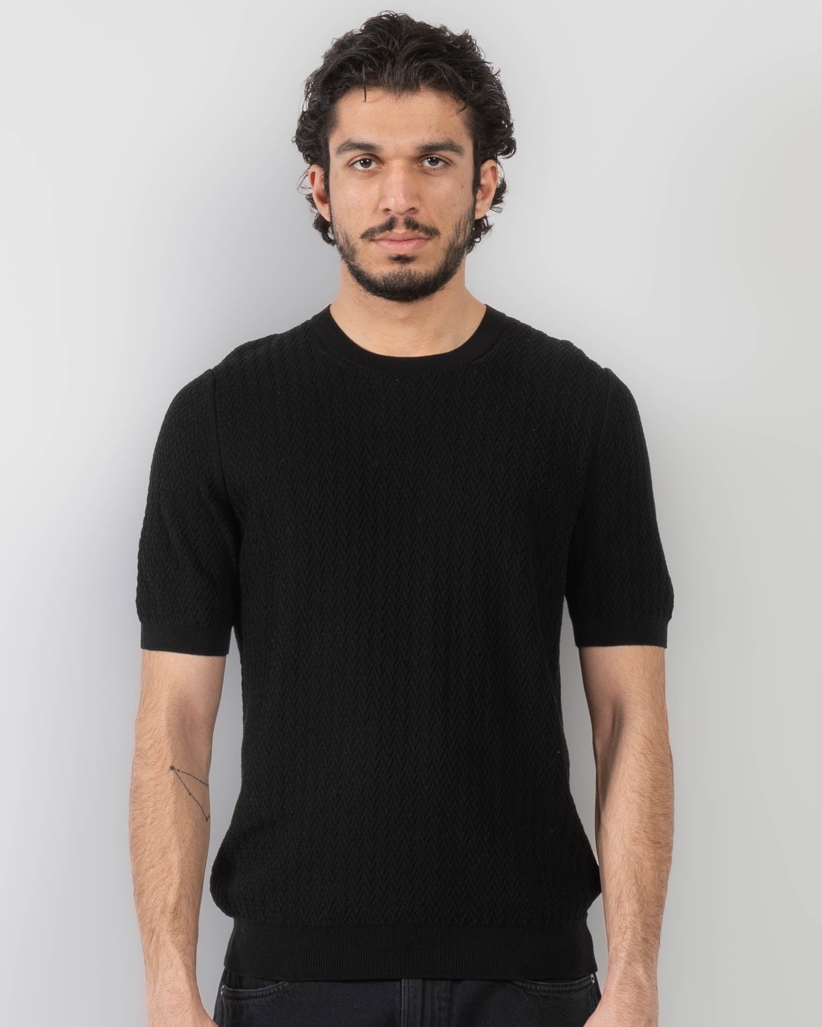 Pull à manches courtes