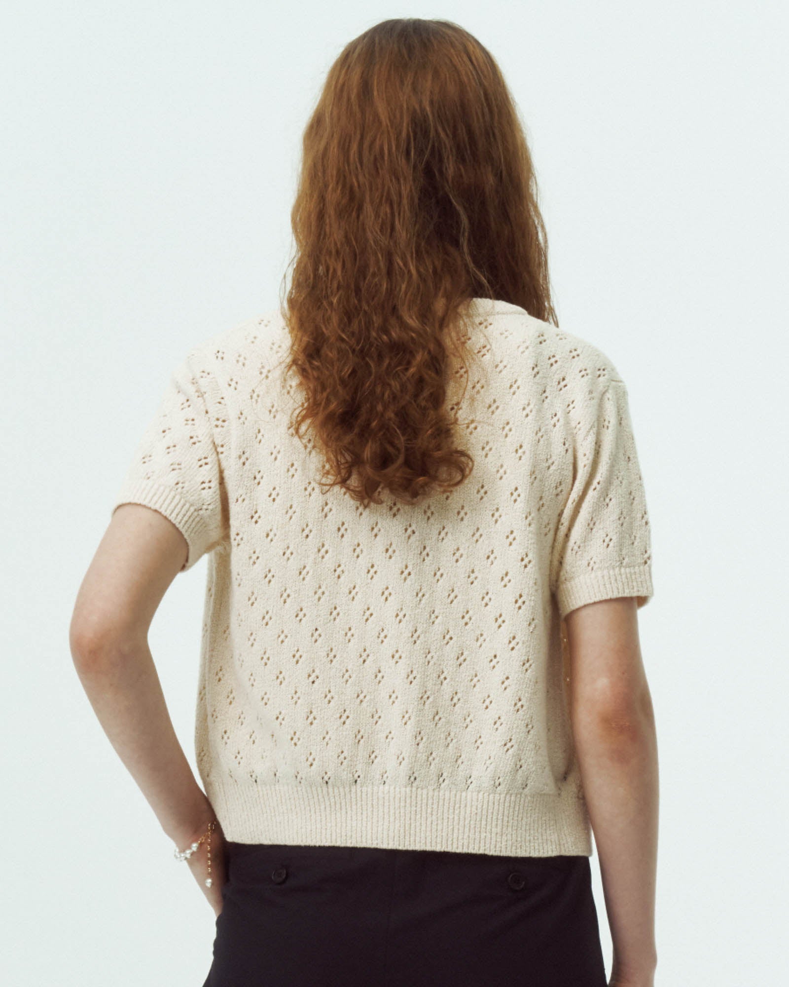 Crochet Short Sleeve Cardigan