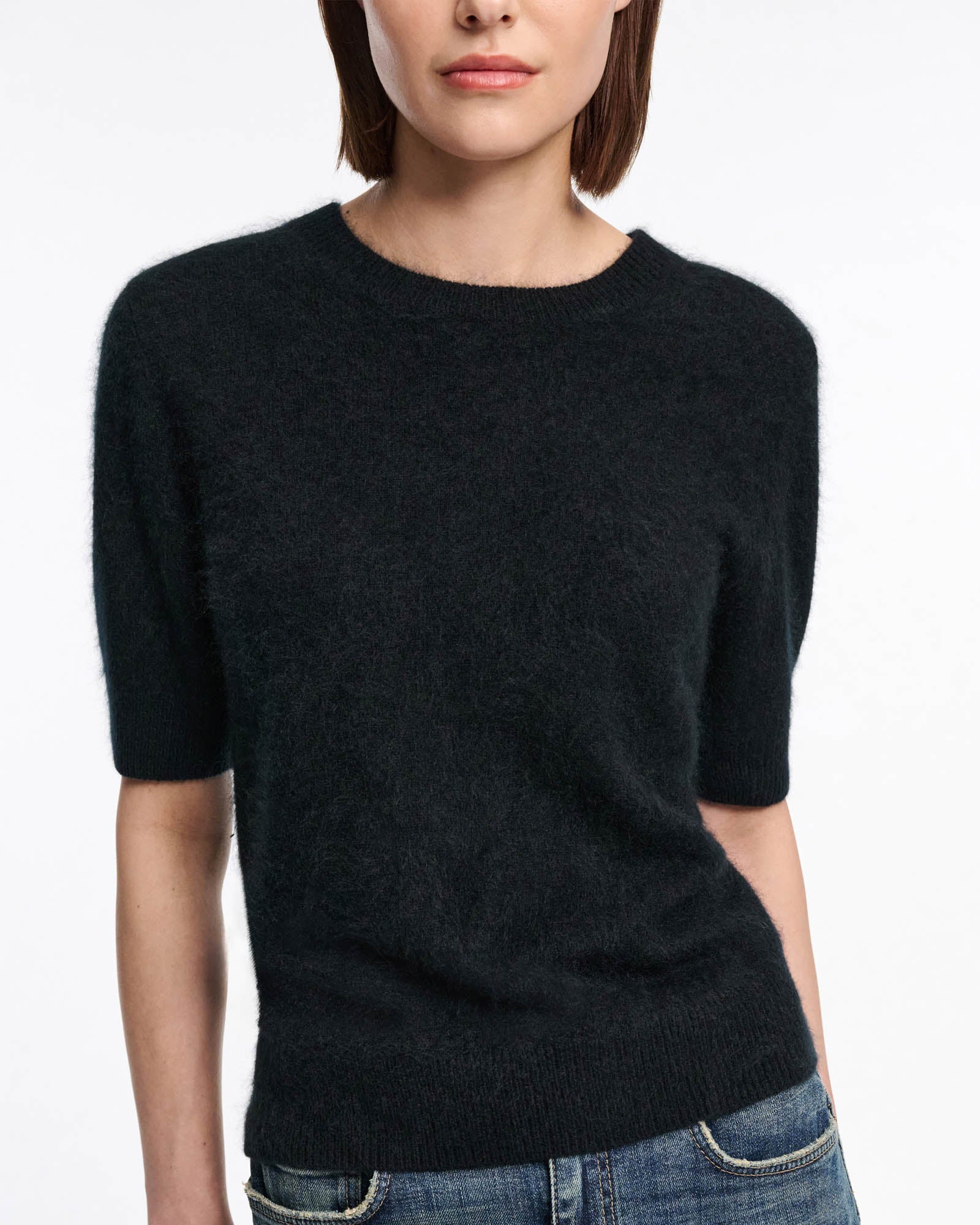 Pull moelleux à imprimé déclaration