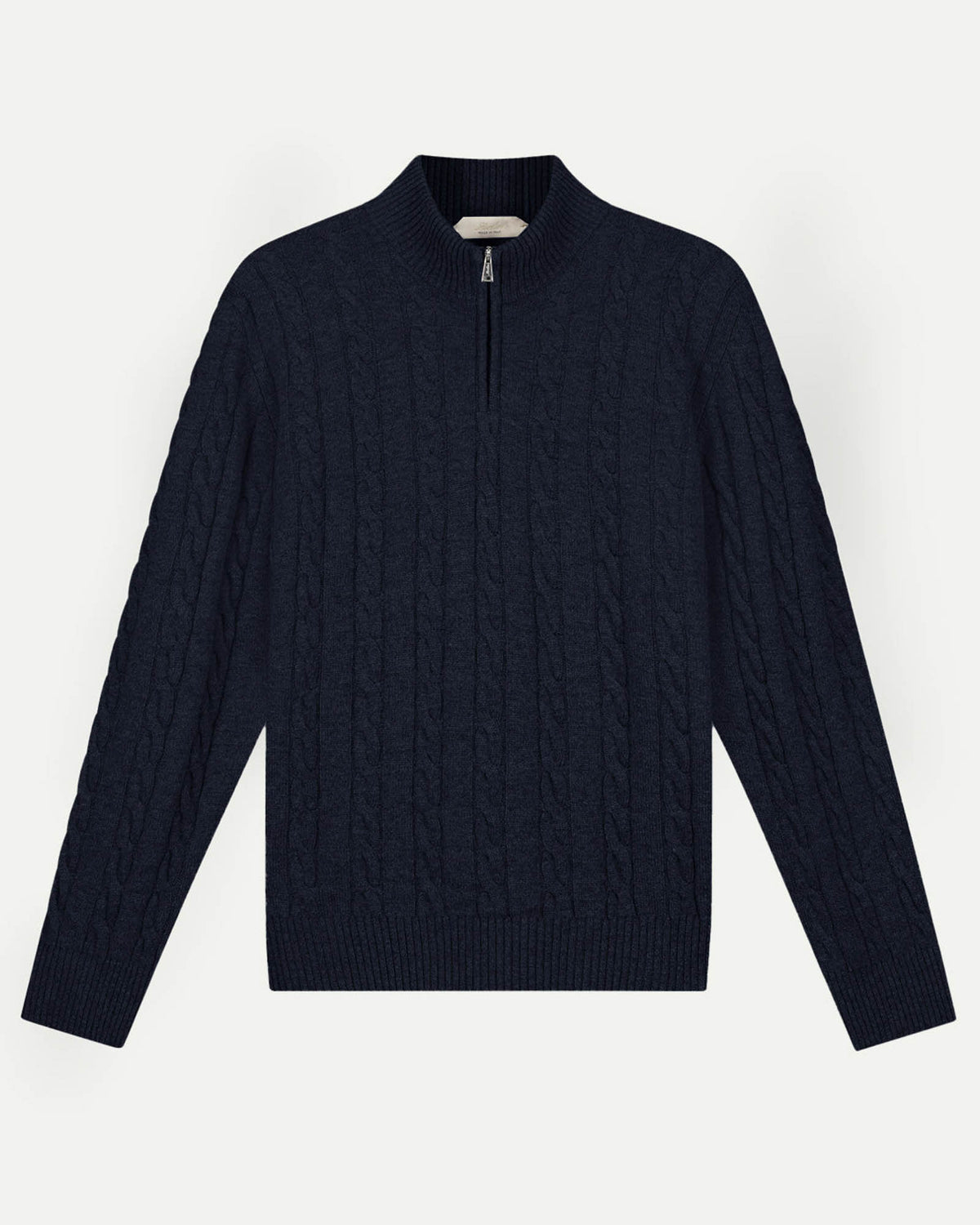 Zipper Cable Sweater