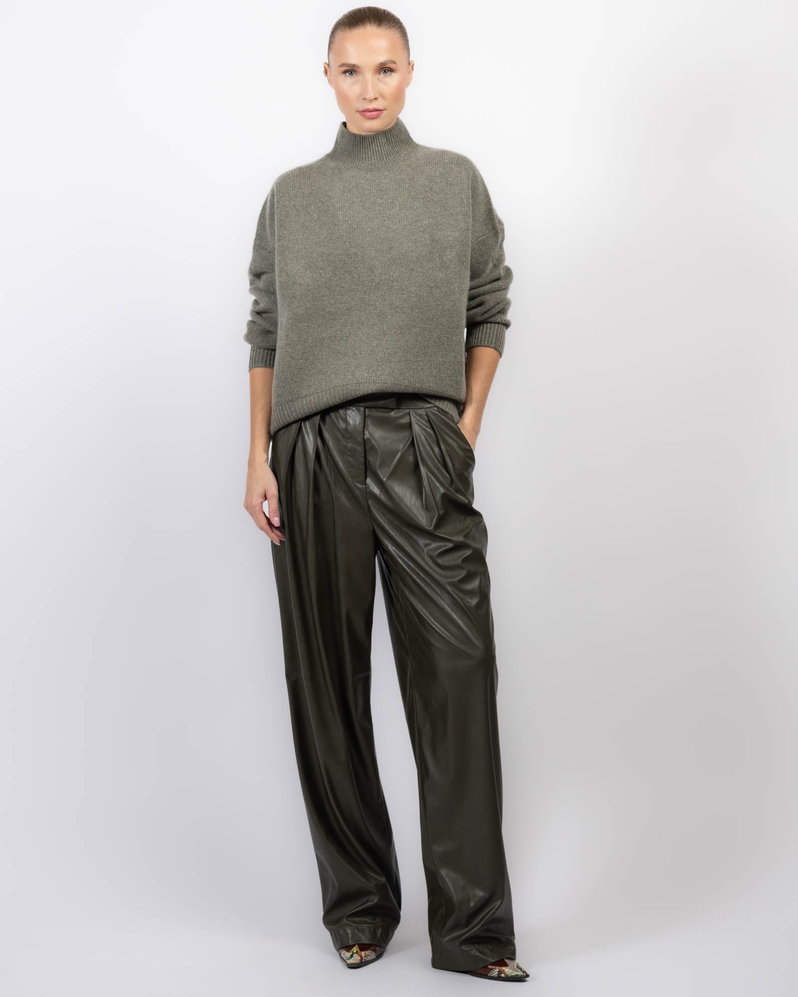 Nantes Mock Neck Sweater