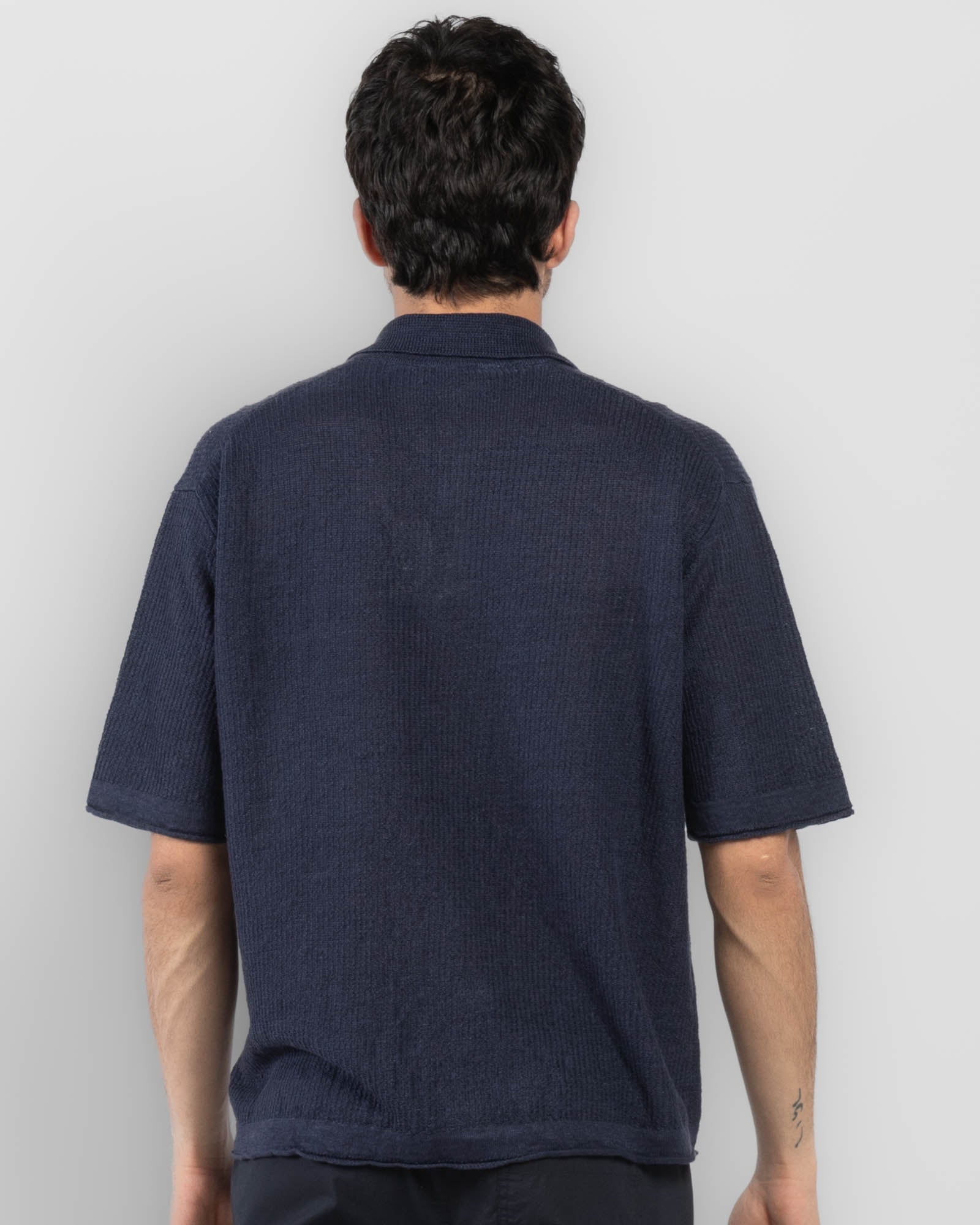 Chemise courte en tricot