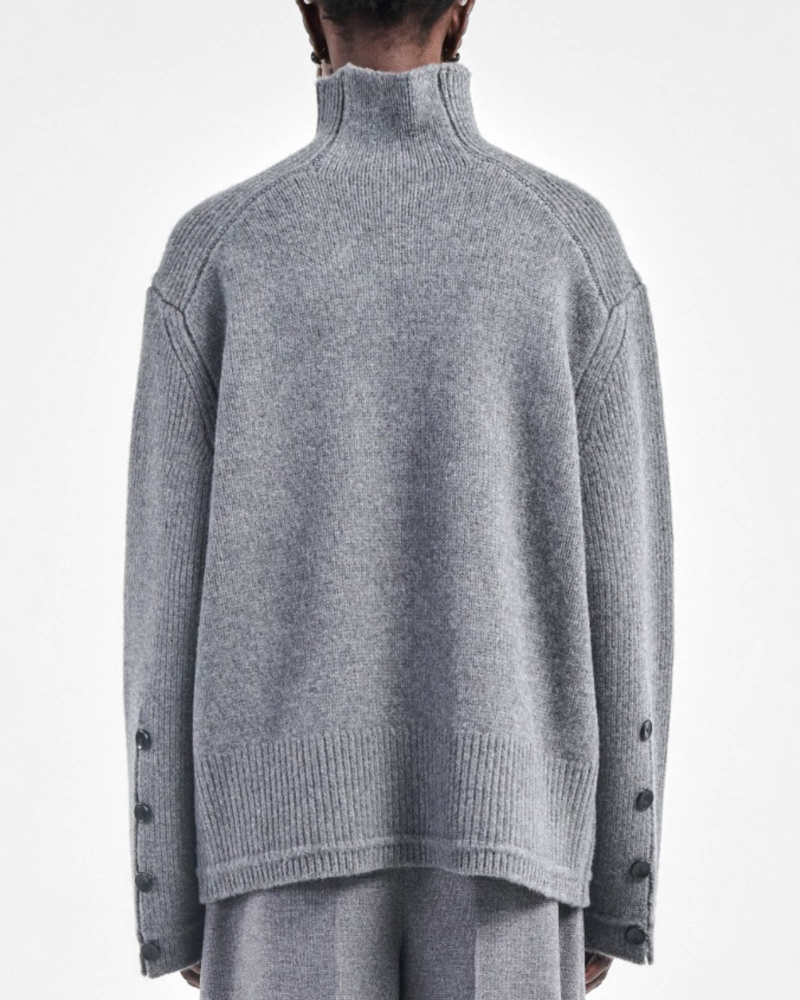 Button Mock Sweater