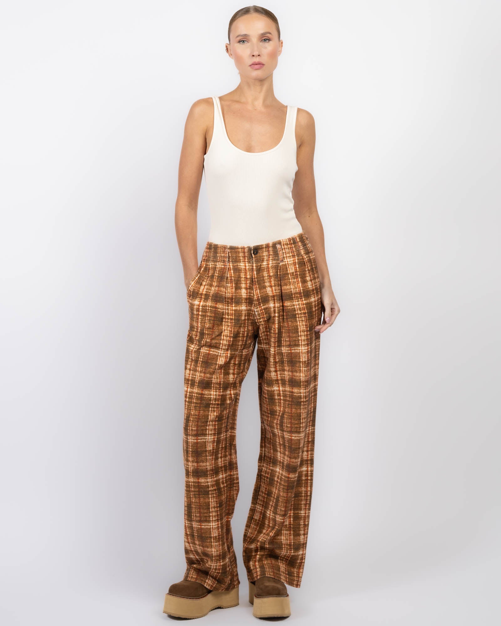 Pantalon de survêtement à double pli