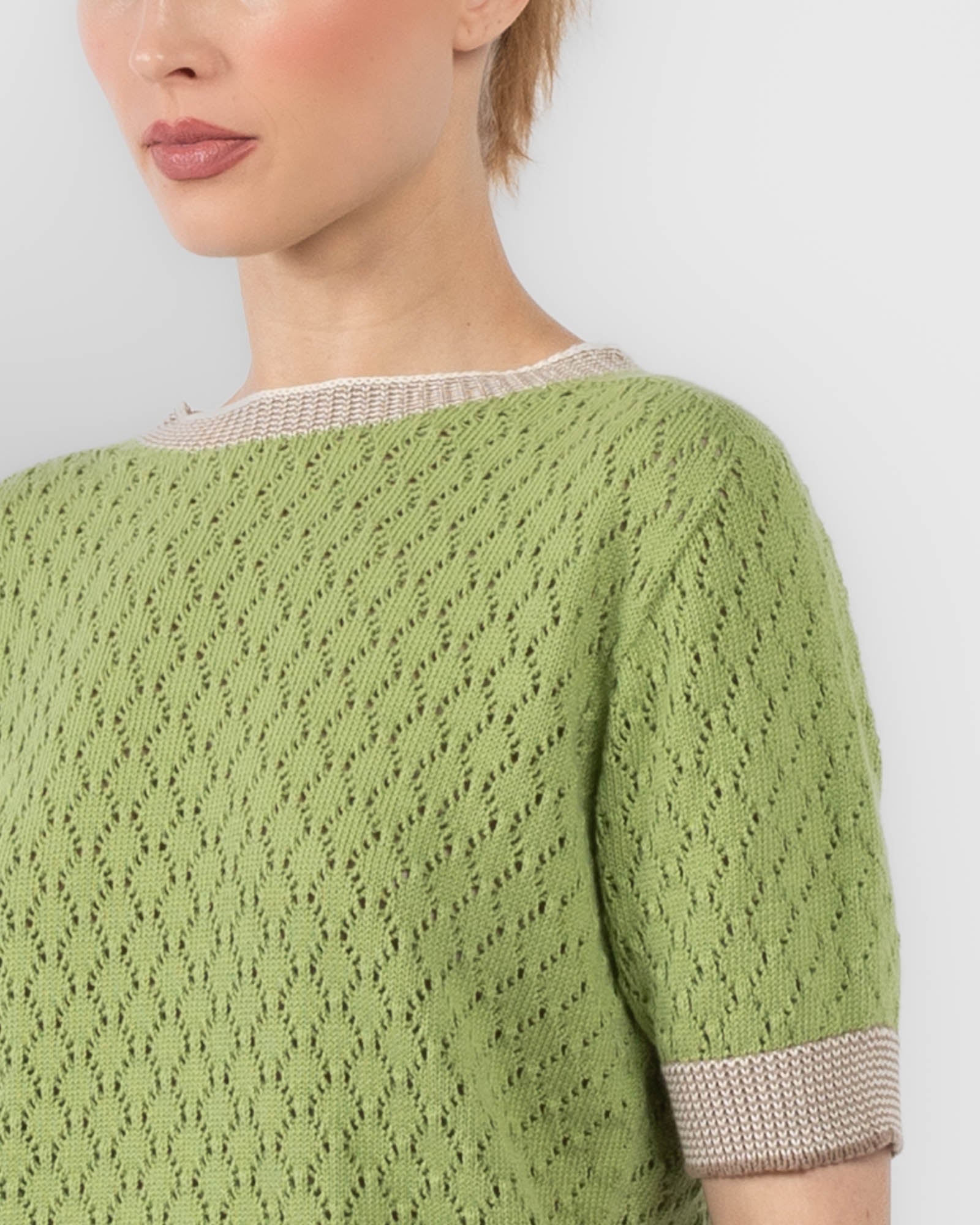 Short Sleeve Knit Top