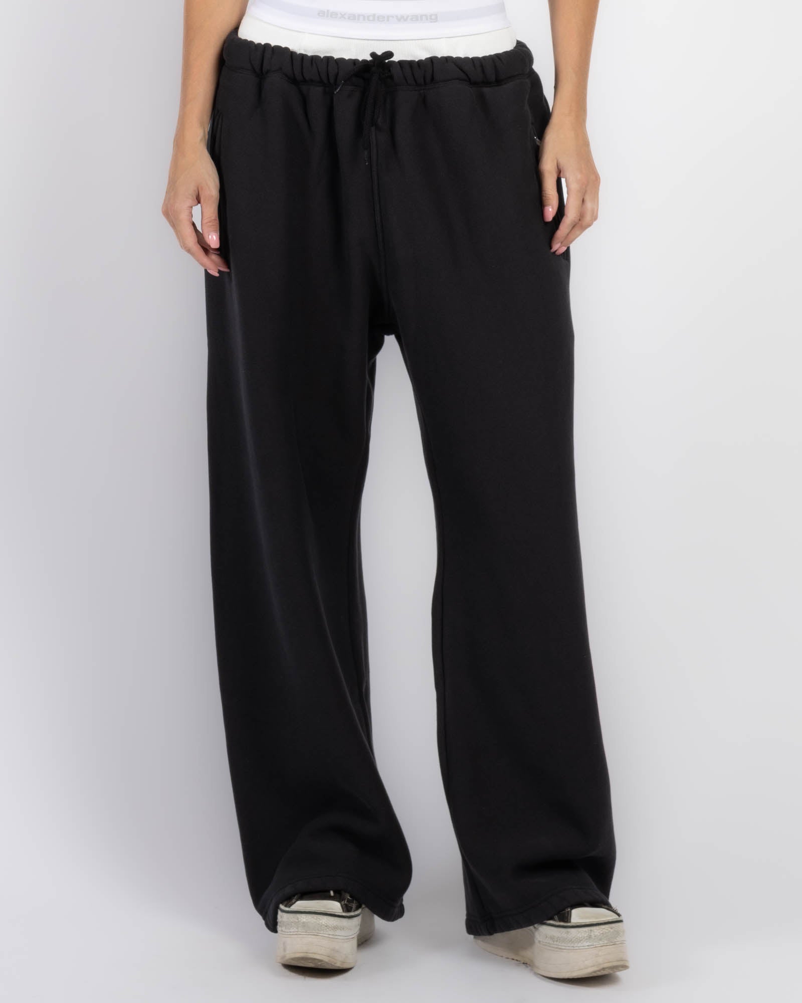 Pantalon de survêtement à jambes larges