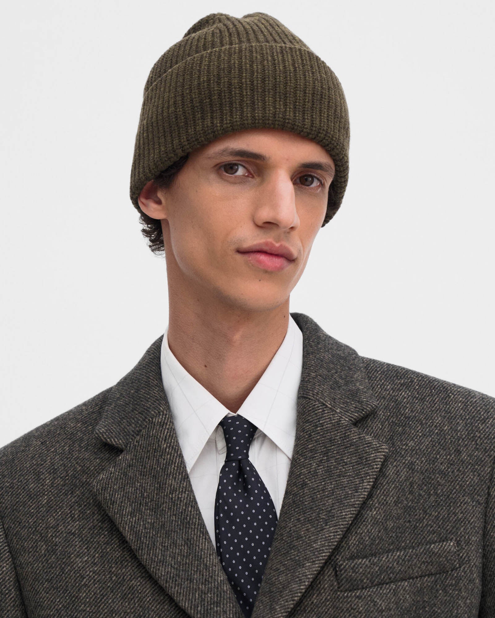 Wool Ribbed Hat