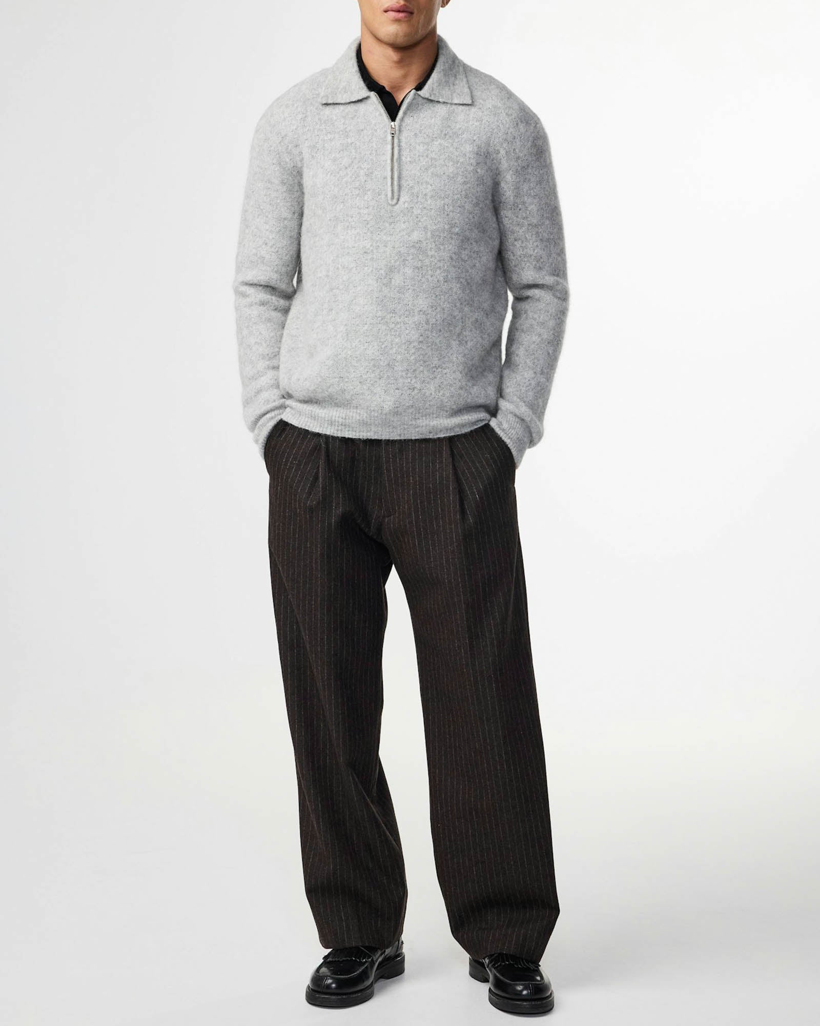 Alfie Zip Polo Shirt