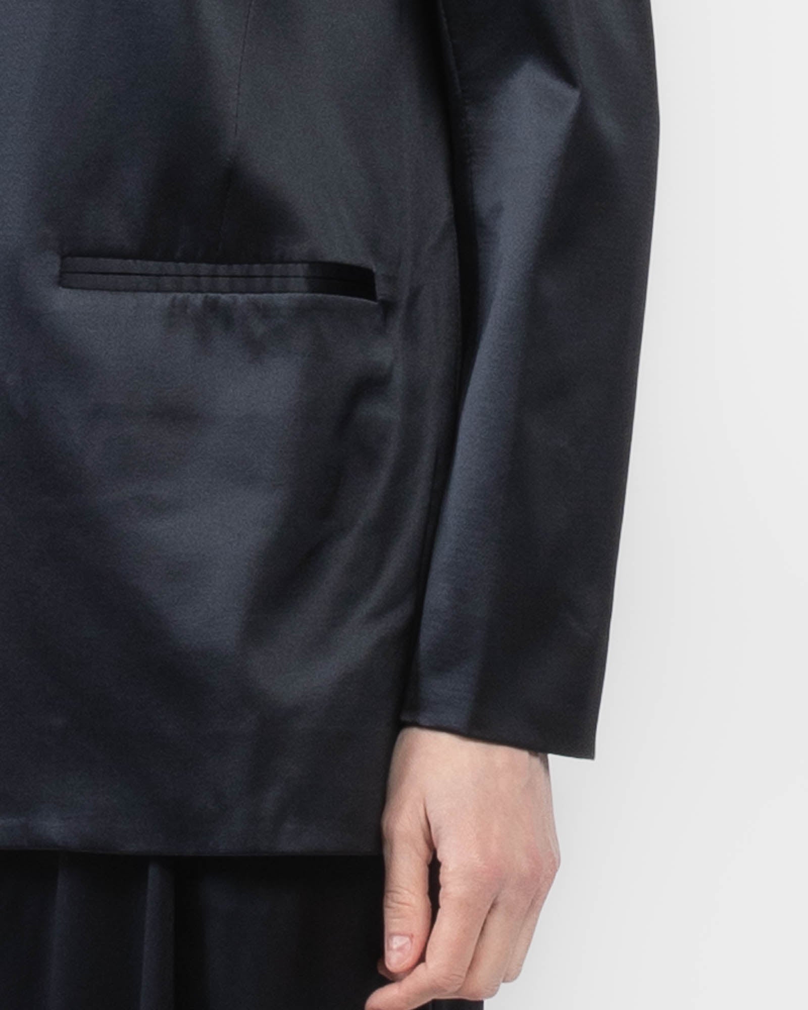 Oversized Silk Blazer