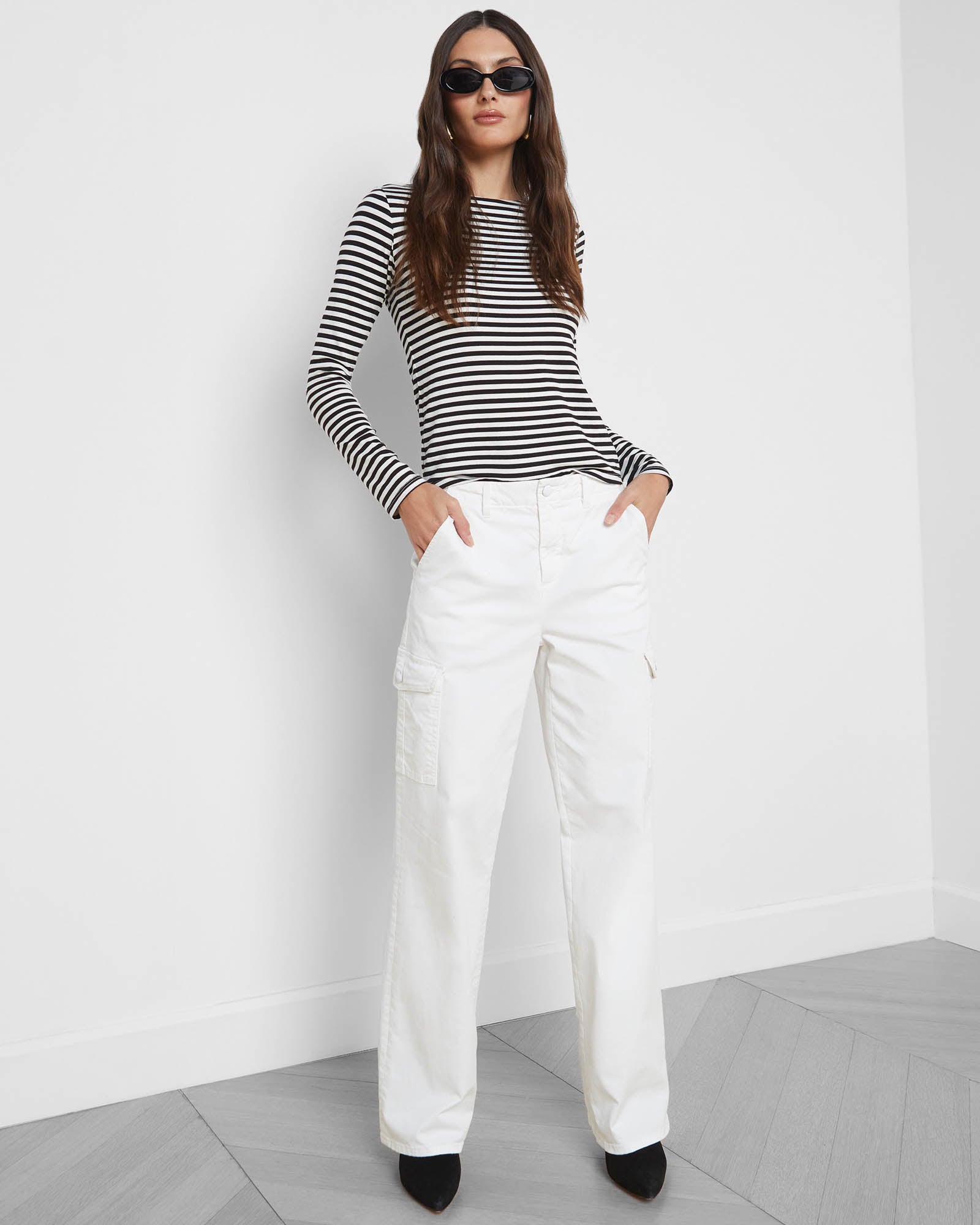 Tess Stripe Manches Longues