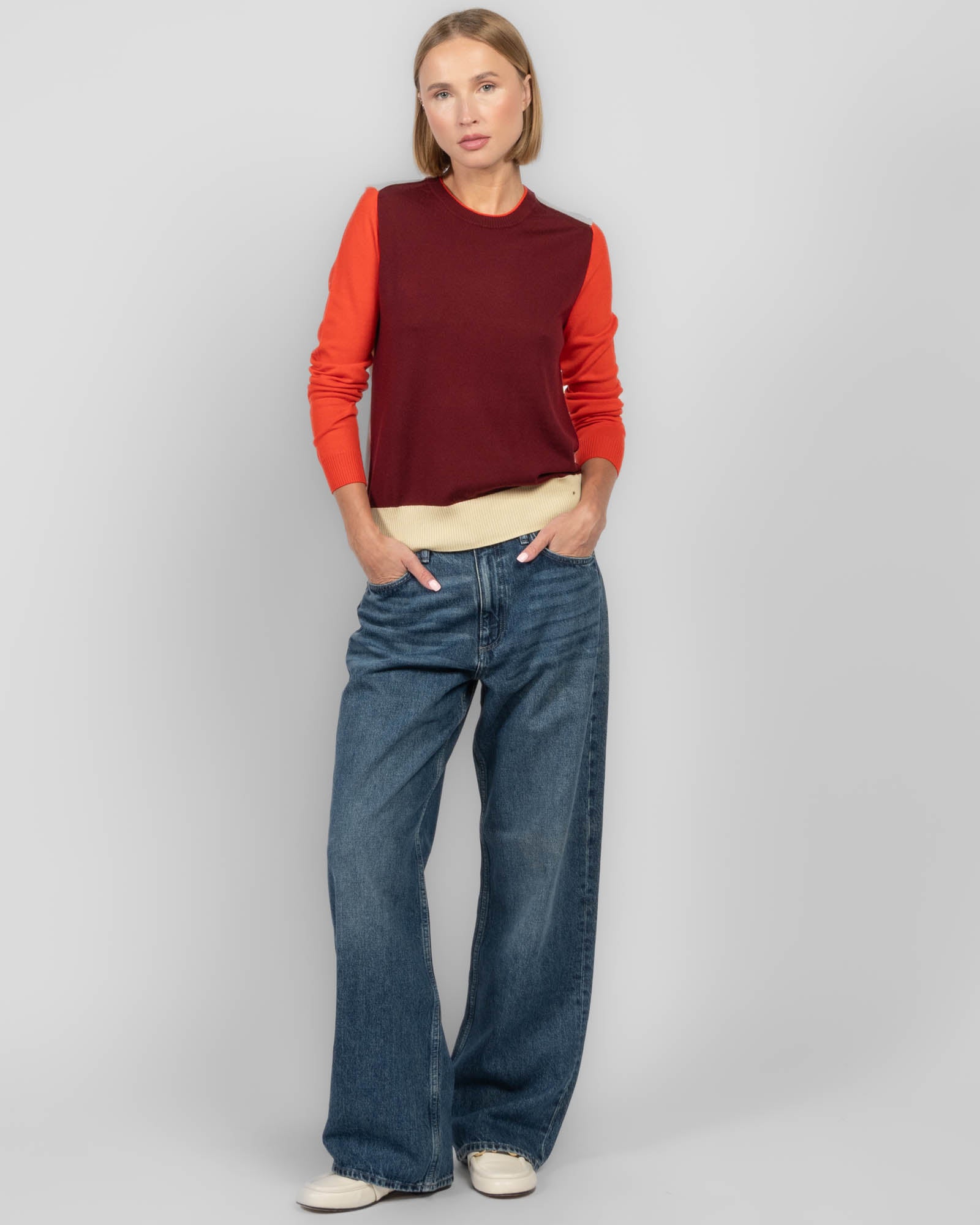 Taron Colour-Block Sweater