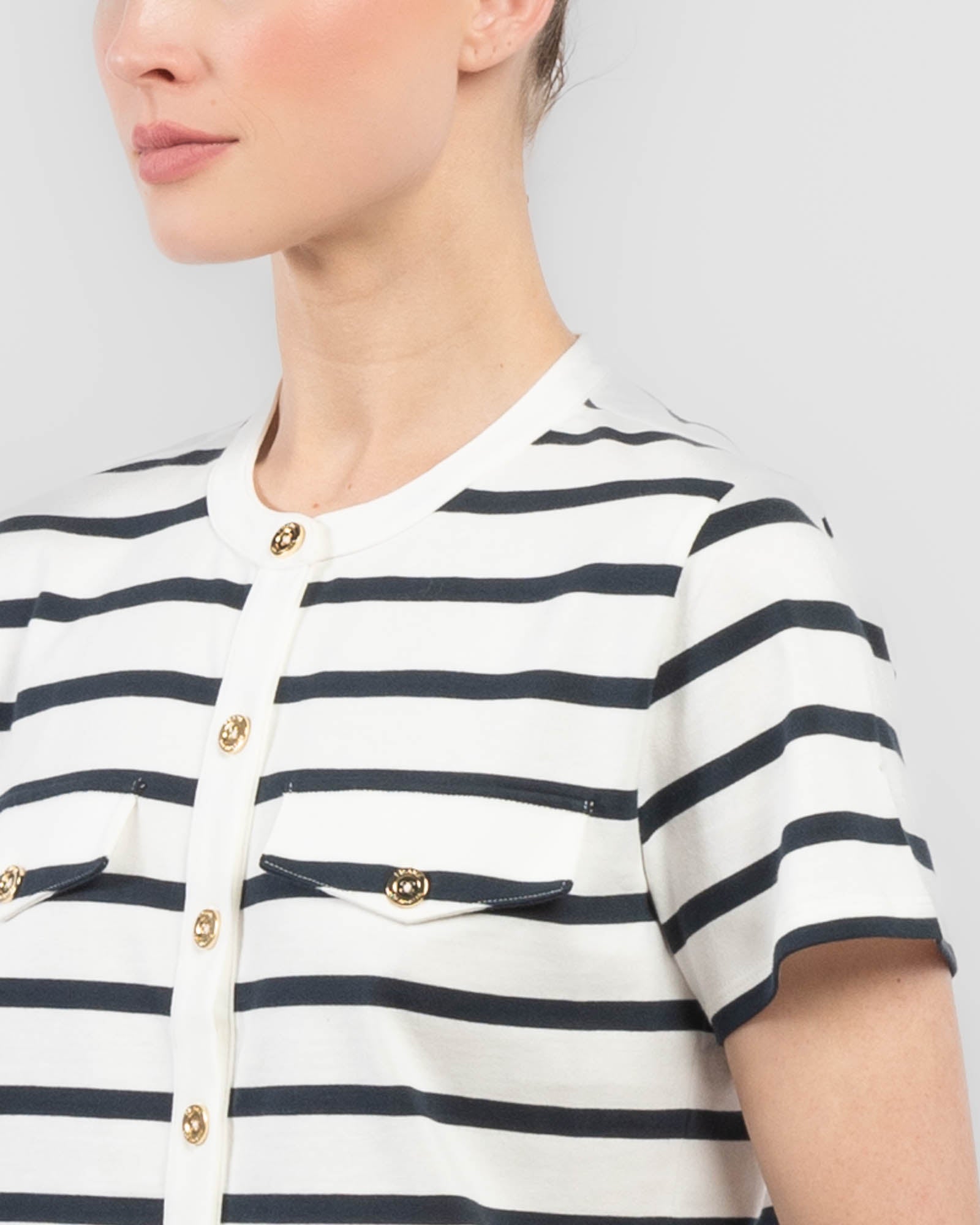 Jersey Stripe Top