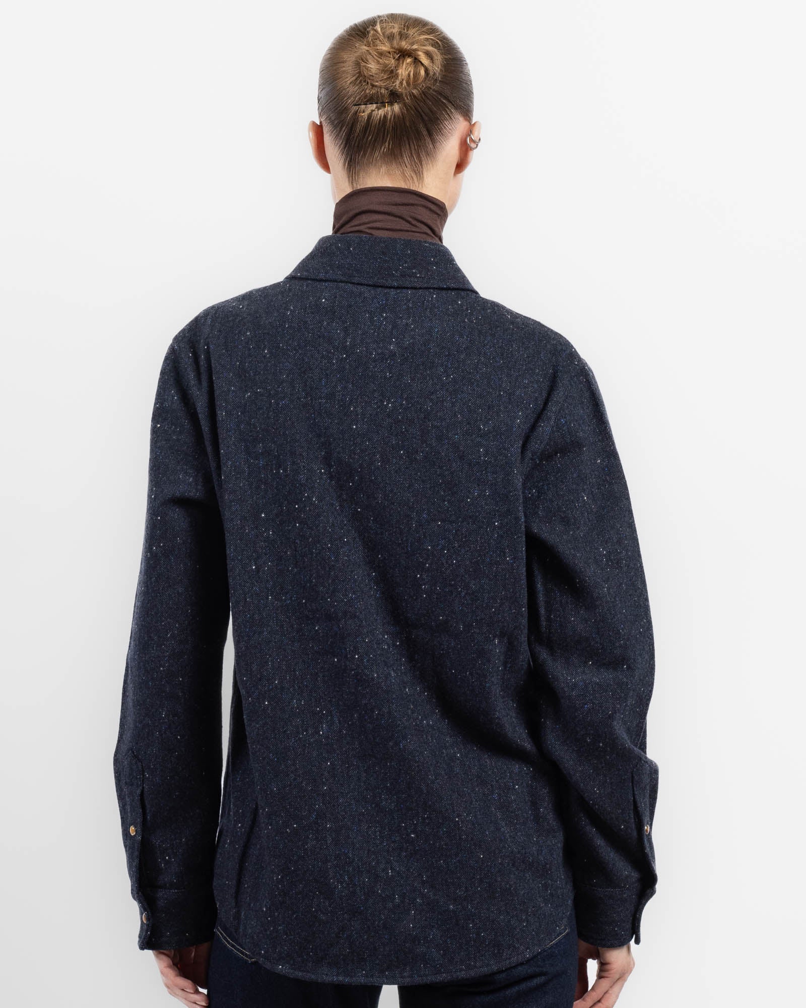 Chemise Donegal de minuit