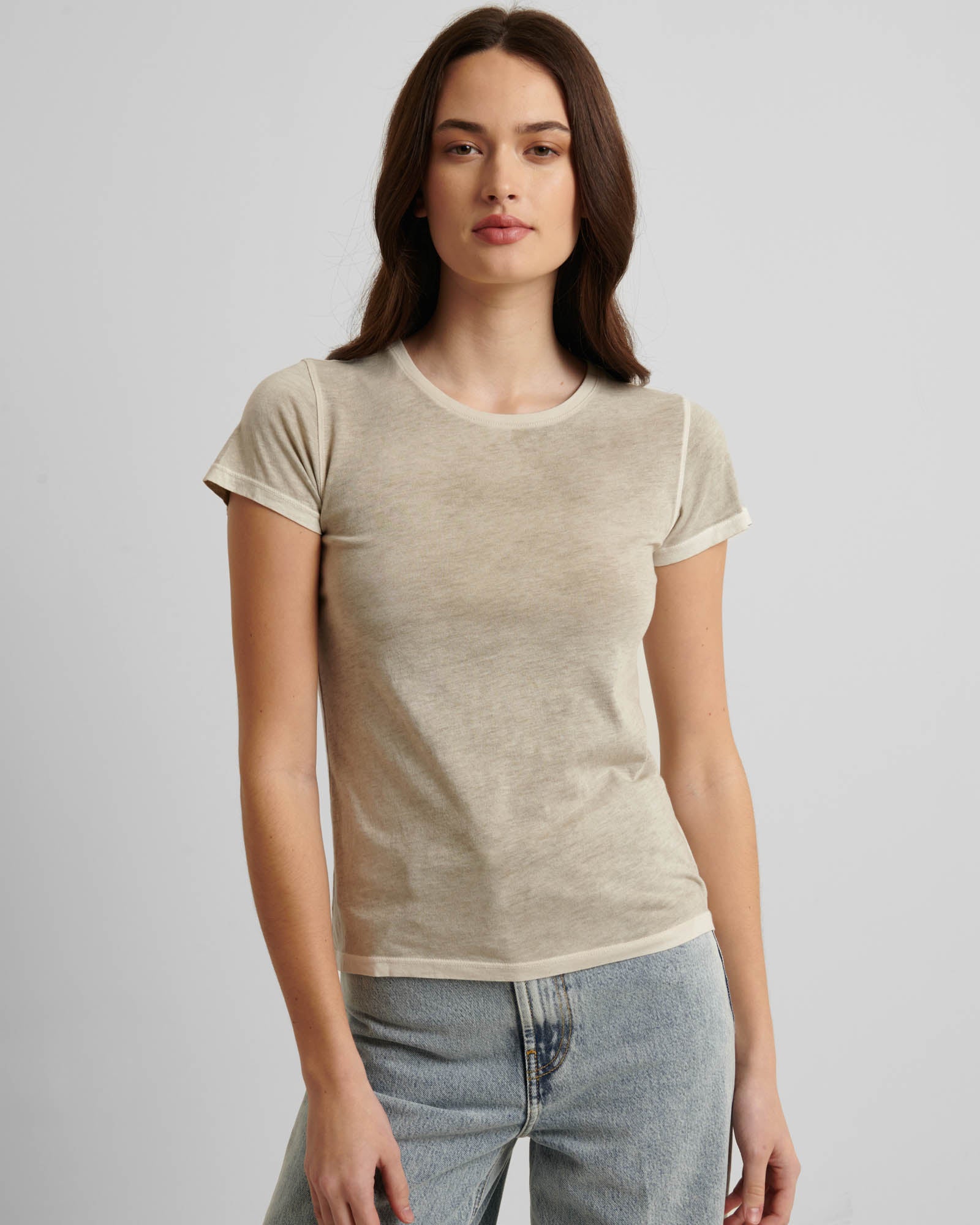 Short Sleeve Classic Spray Crewneck Tee