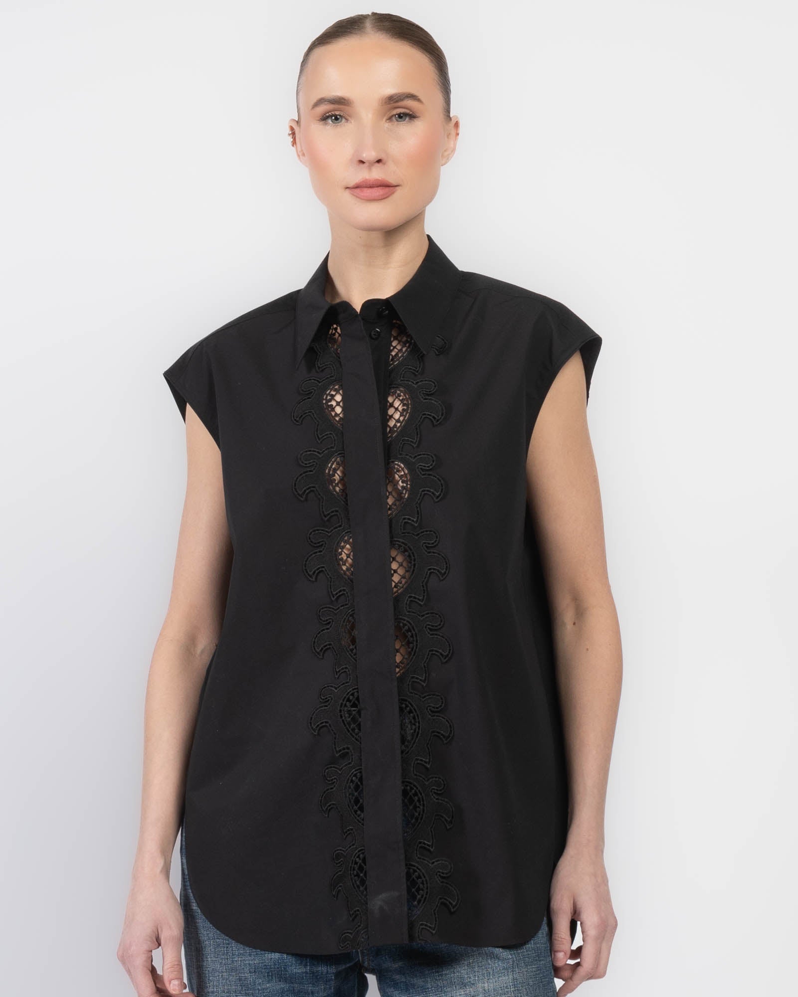 Poplin Power Blouse