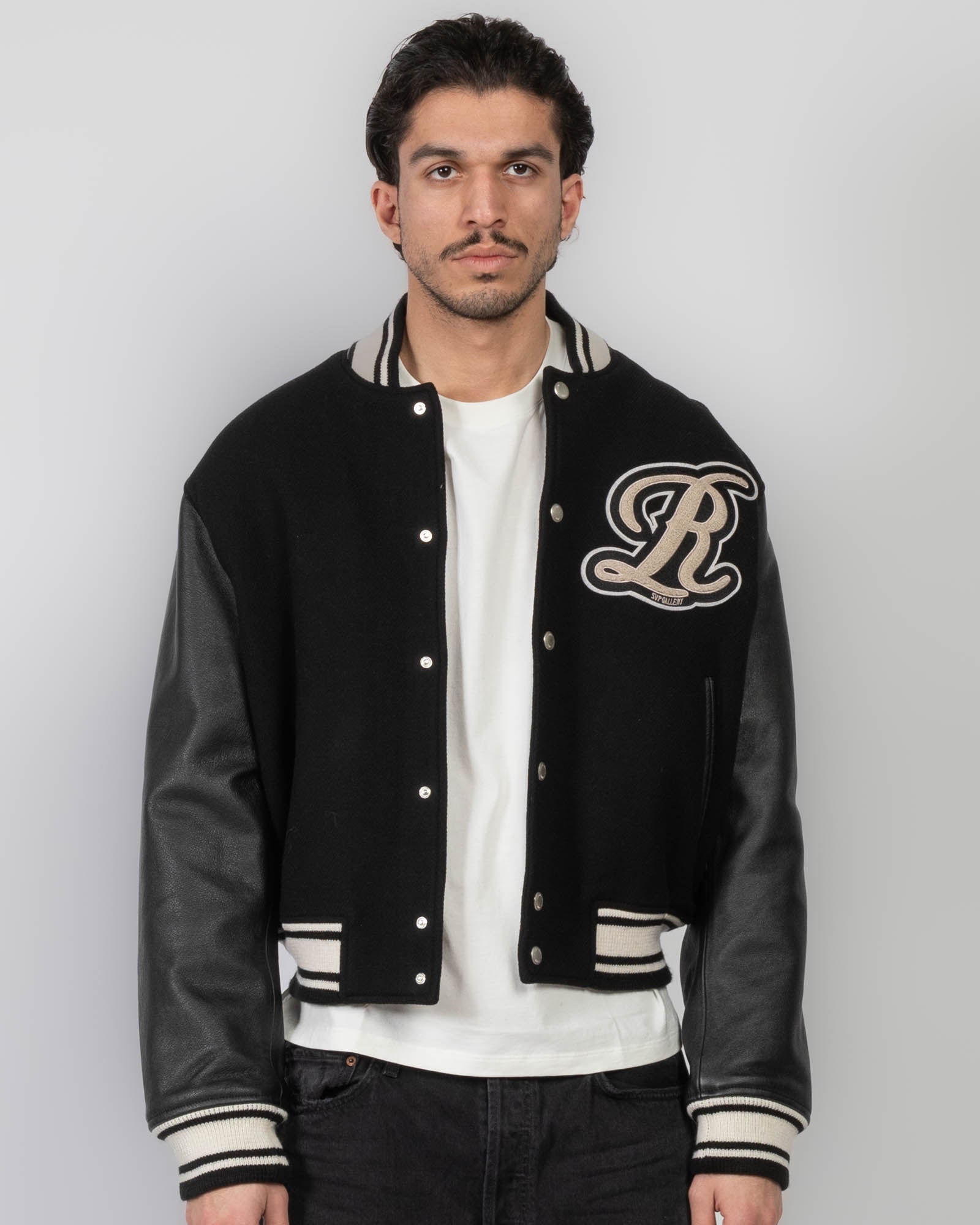 Varsity Wool Leather Jacket