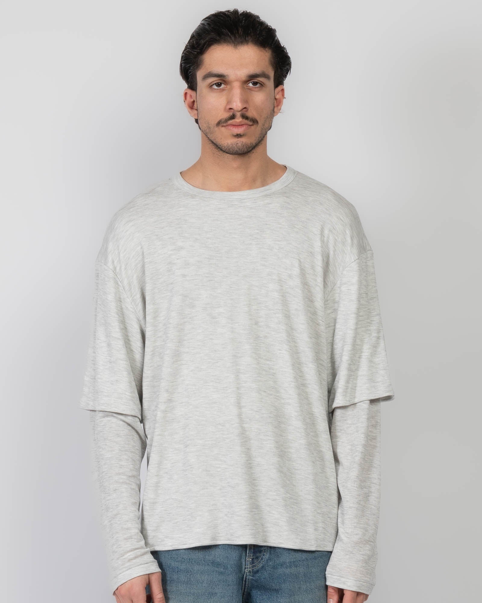 Rib Double Layer Tee