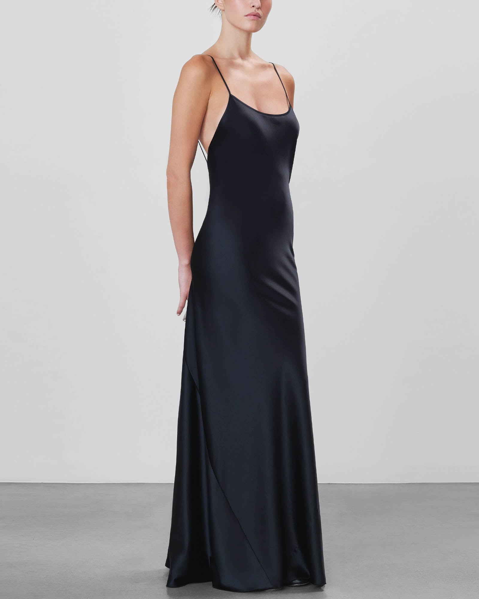 evening gown full coverage maxi dress