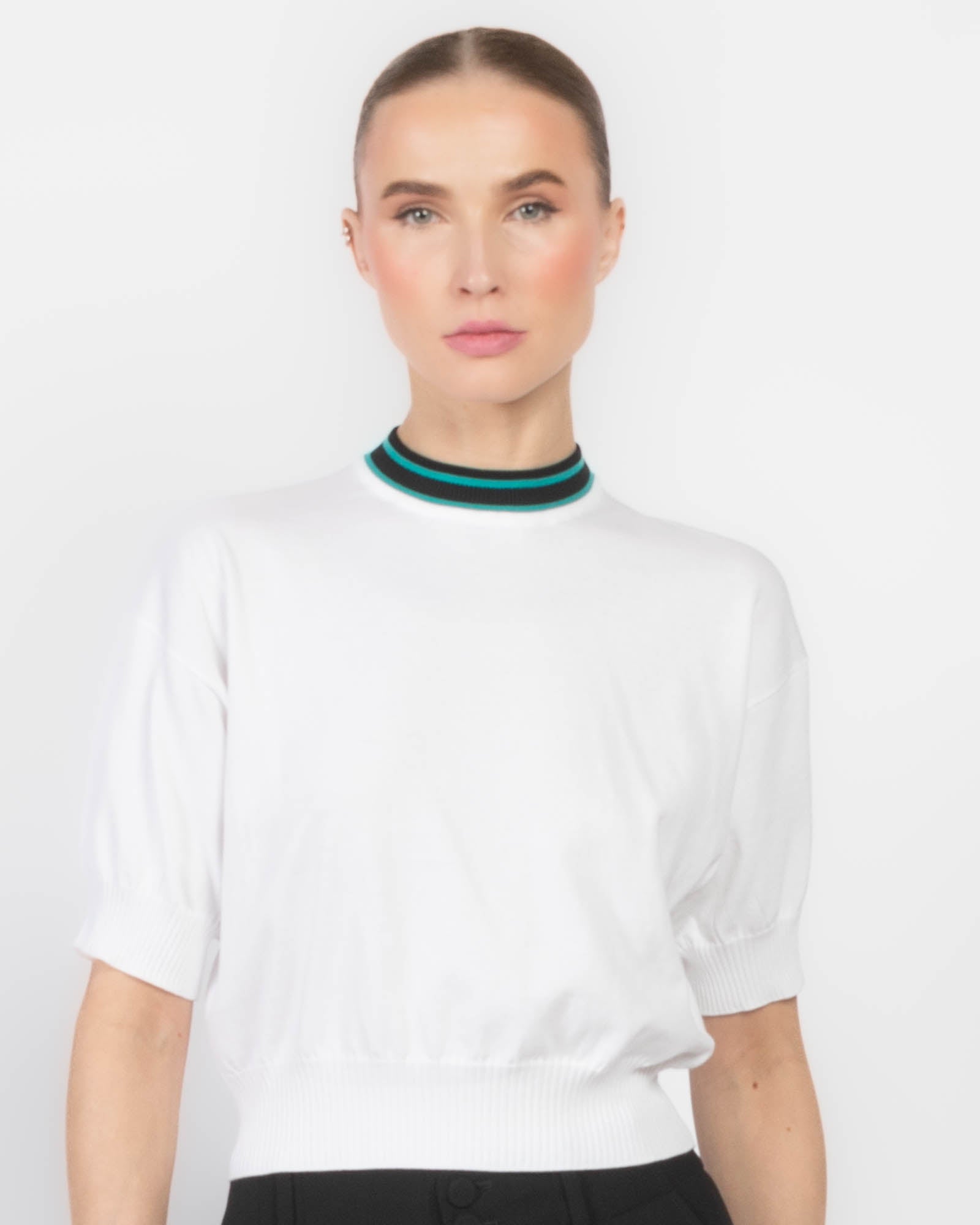 Short Sleeve Knit Top