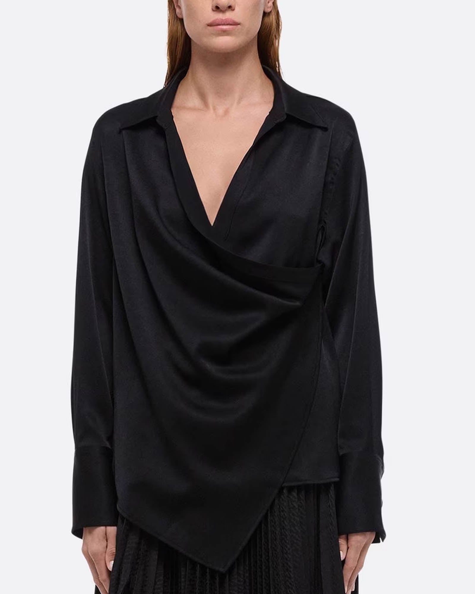 Chemise décontractée enveloppante