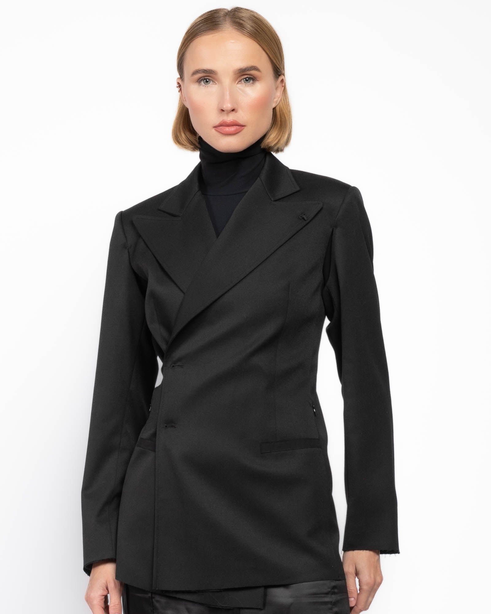 Veste à manches fendues