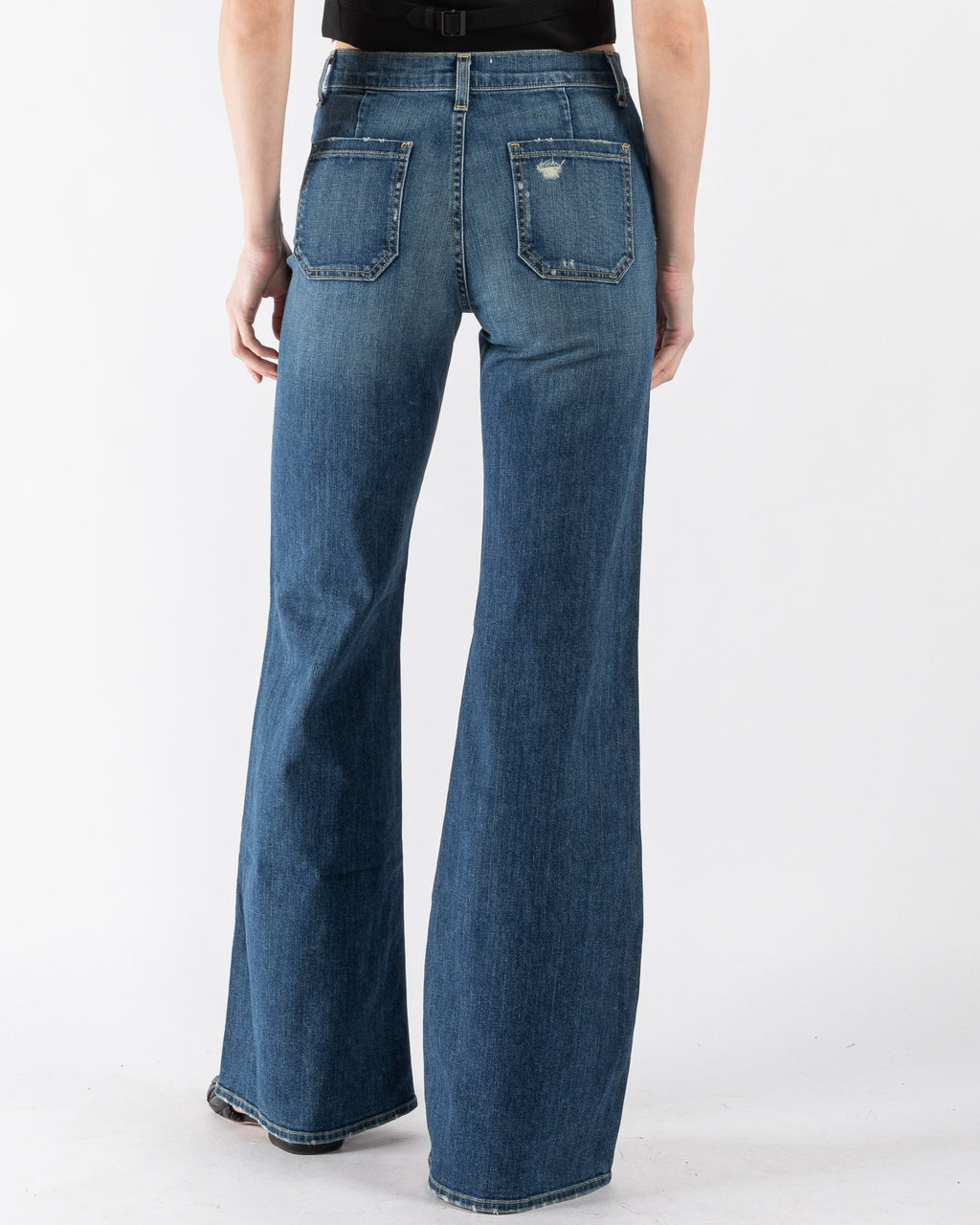 Shop Nili Lotan Florence Flared Cotton-Blend Corduroy Pants