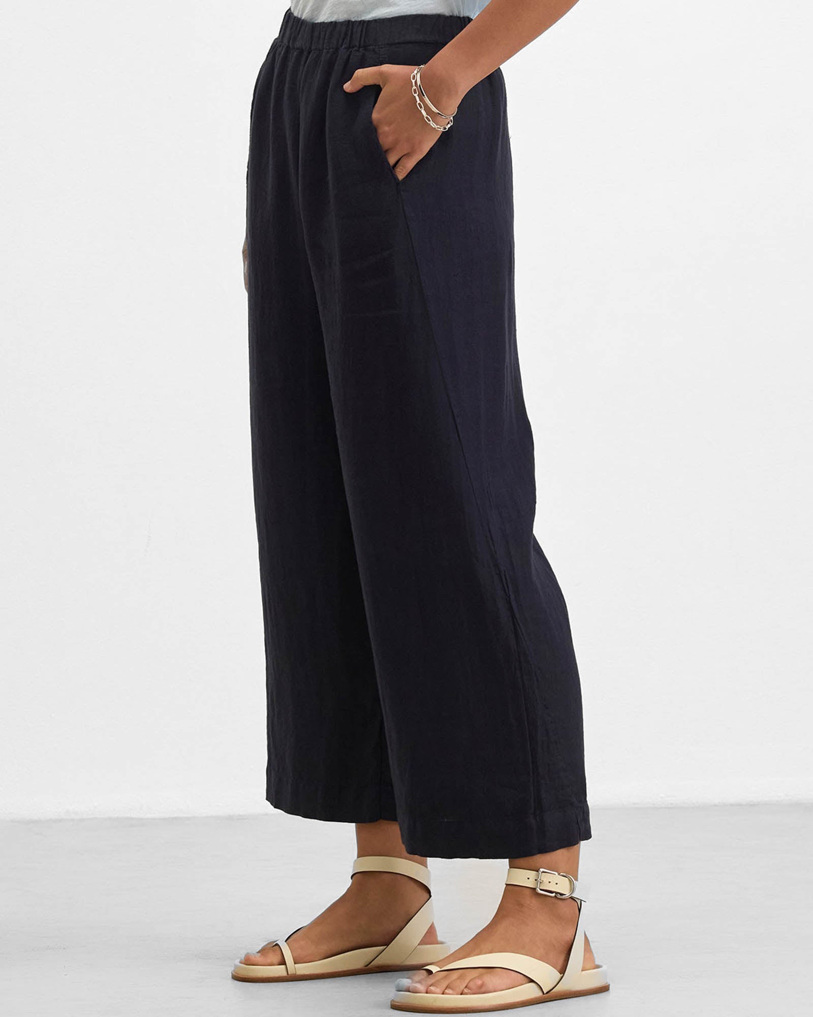 Woven Linen Pants