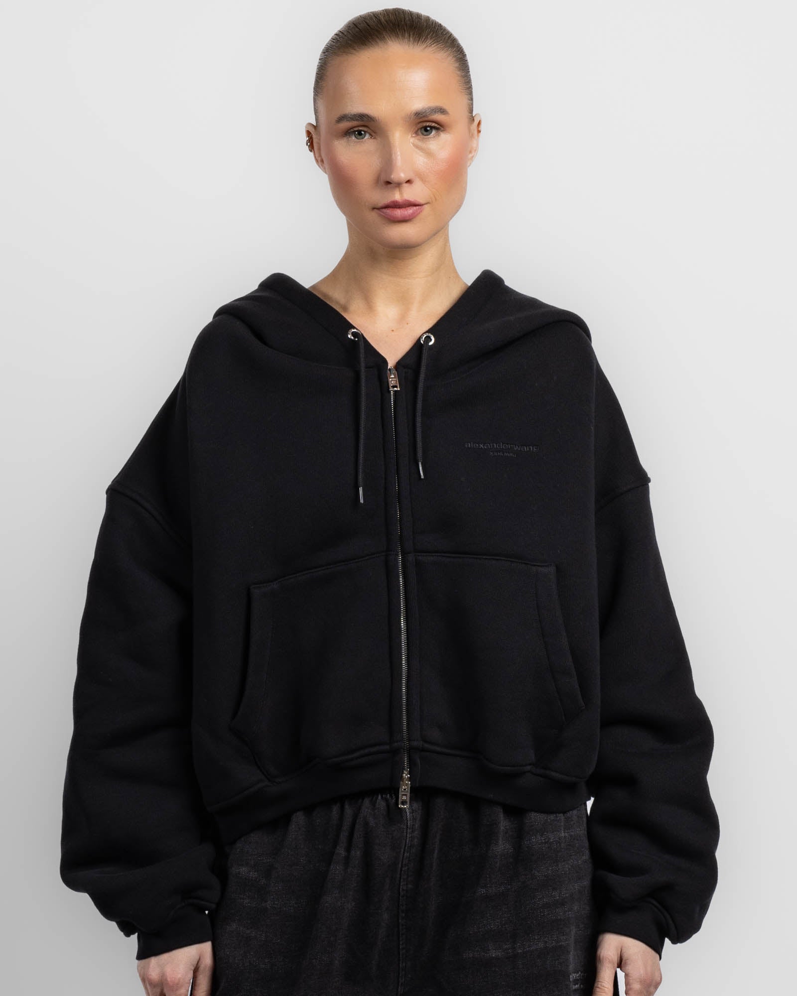 T BY ALEXANDER WANG Veil Zip-Up Hoodie