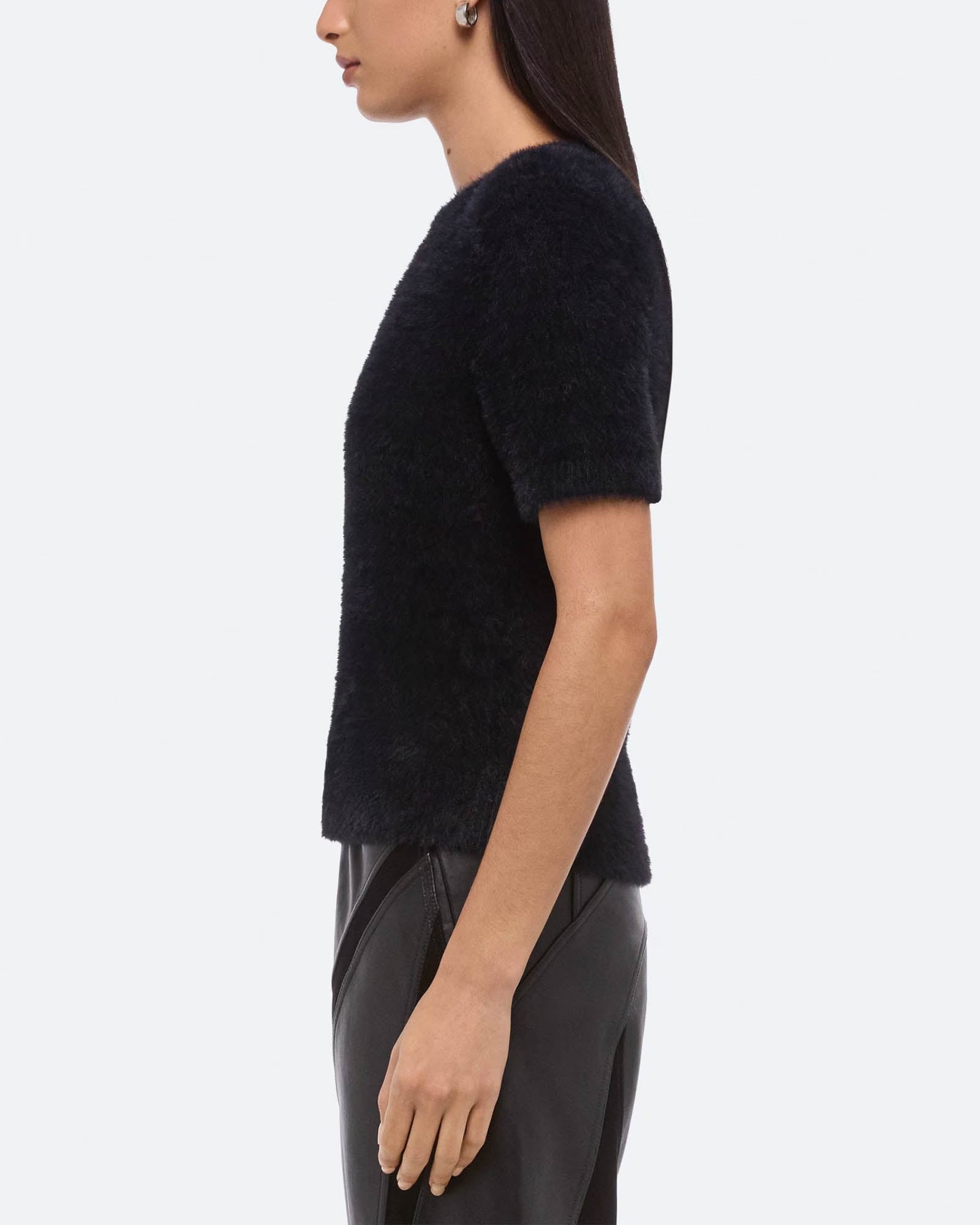 Crop Eyelash Tee