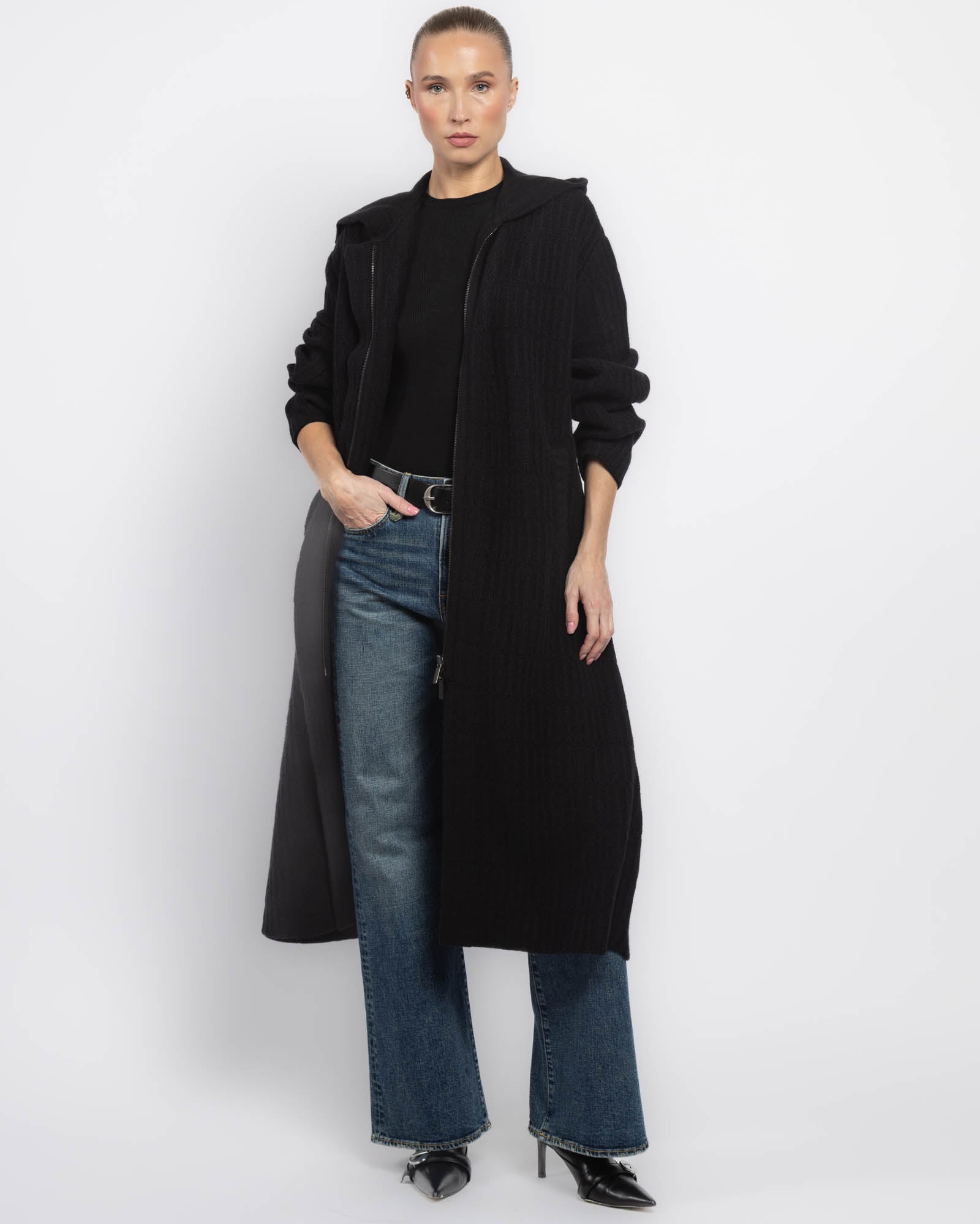 Manteau à capuche surdimensionné