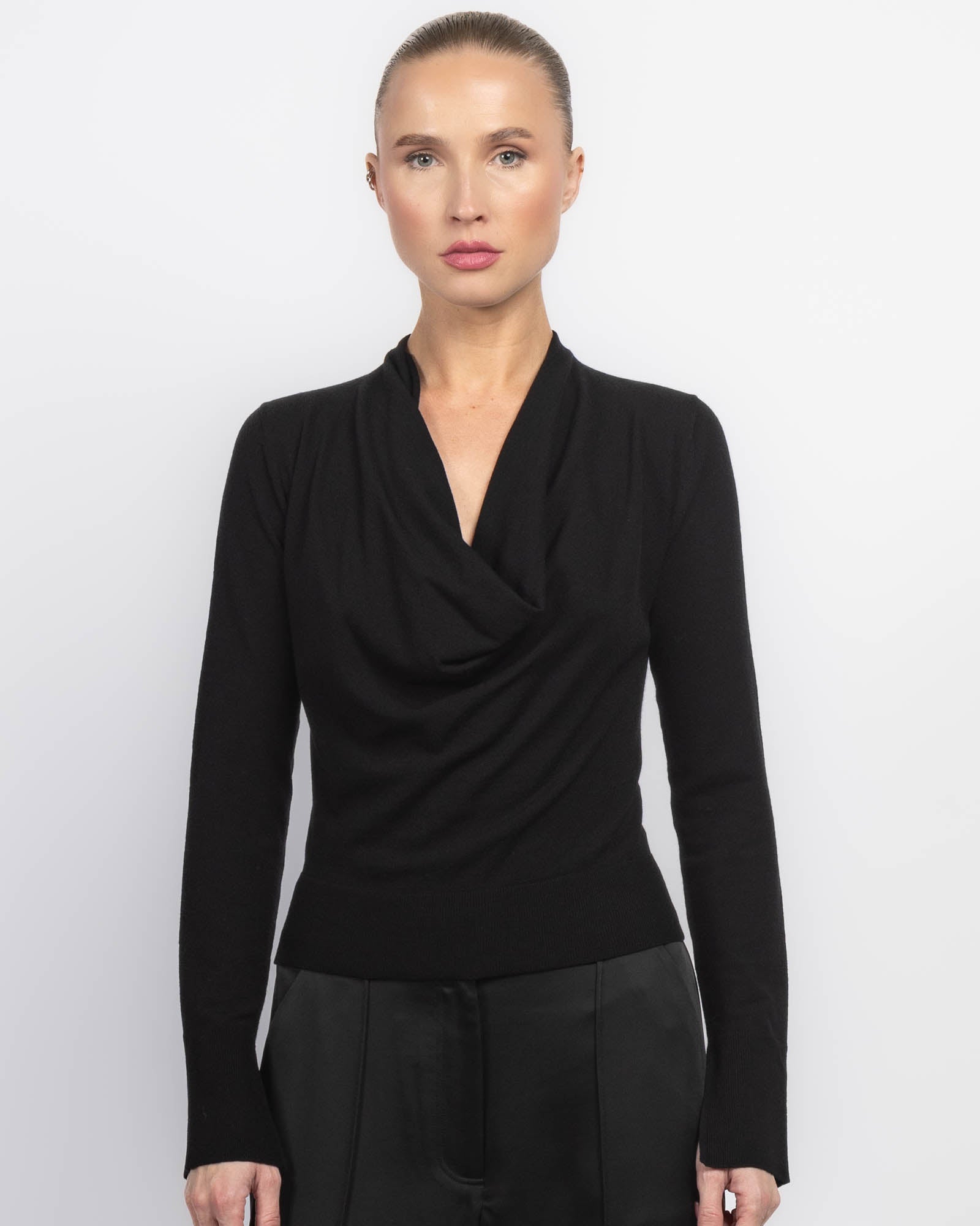 Natia Cowl Neck Top