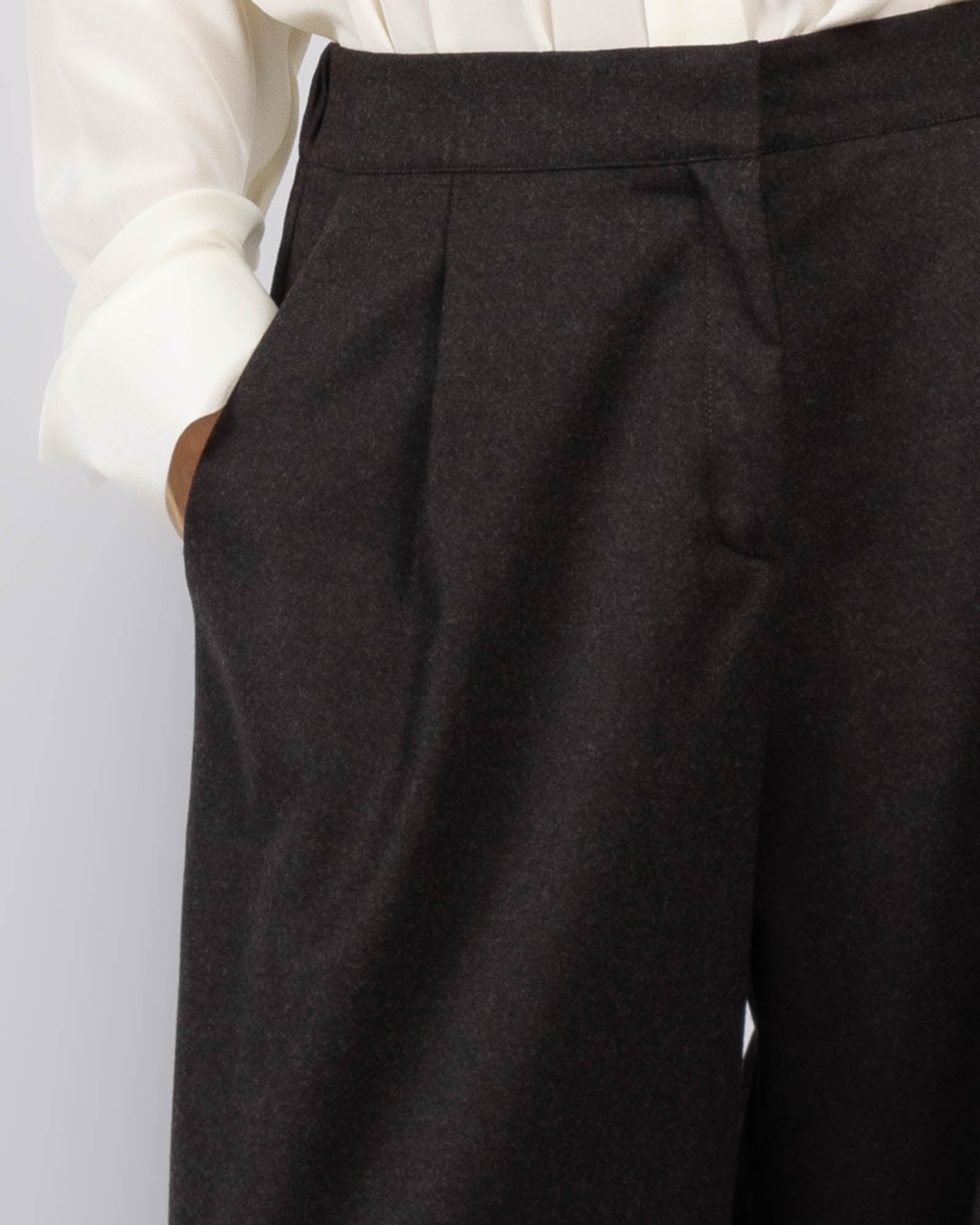 Flannel Wool Trousers