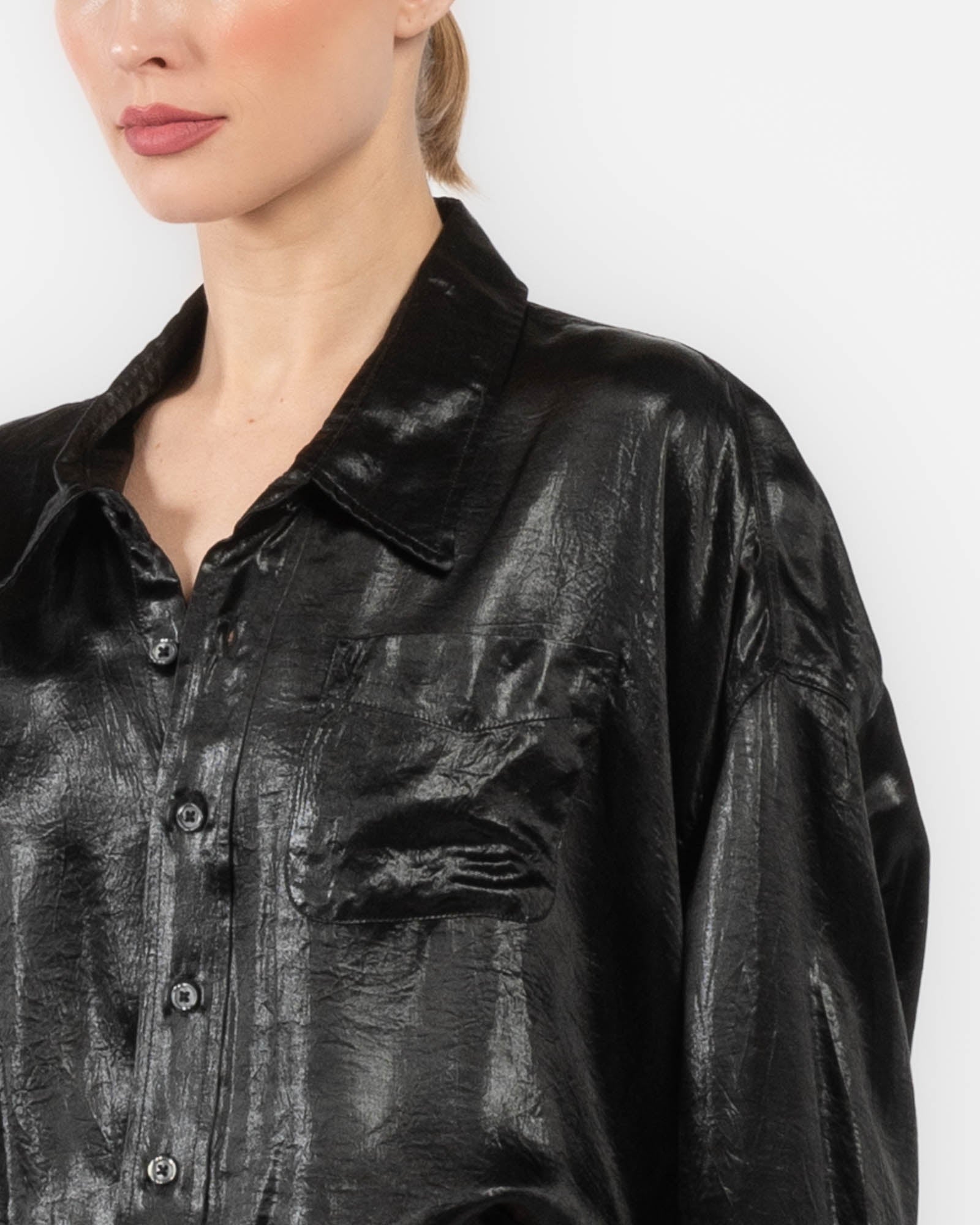 Crossover Bubble Shirt