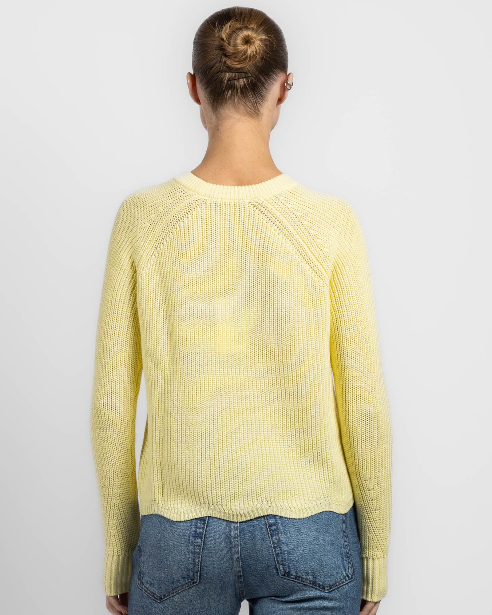Scallop Edge Shaker Sweater
