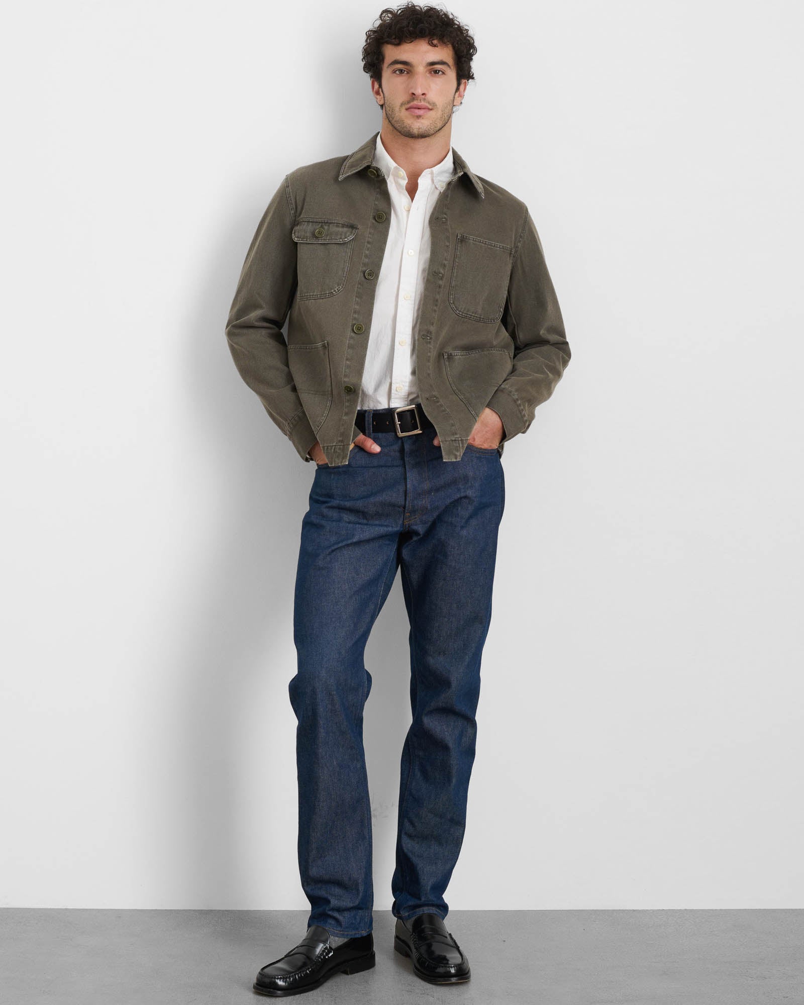 Veste en jean de travail