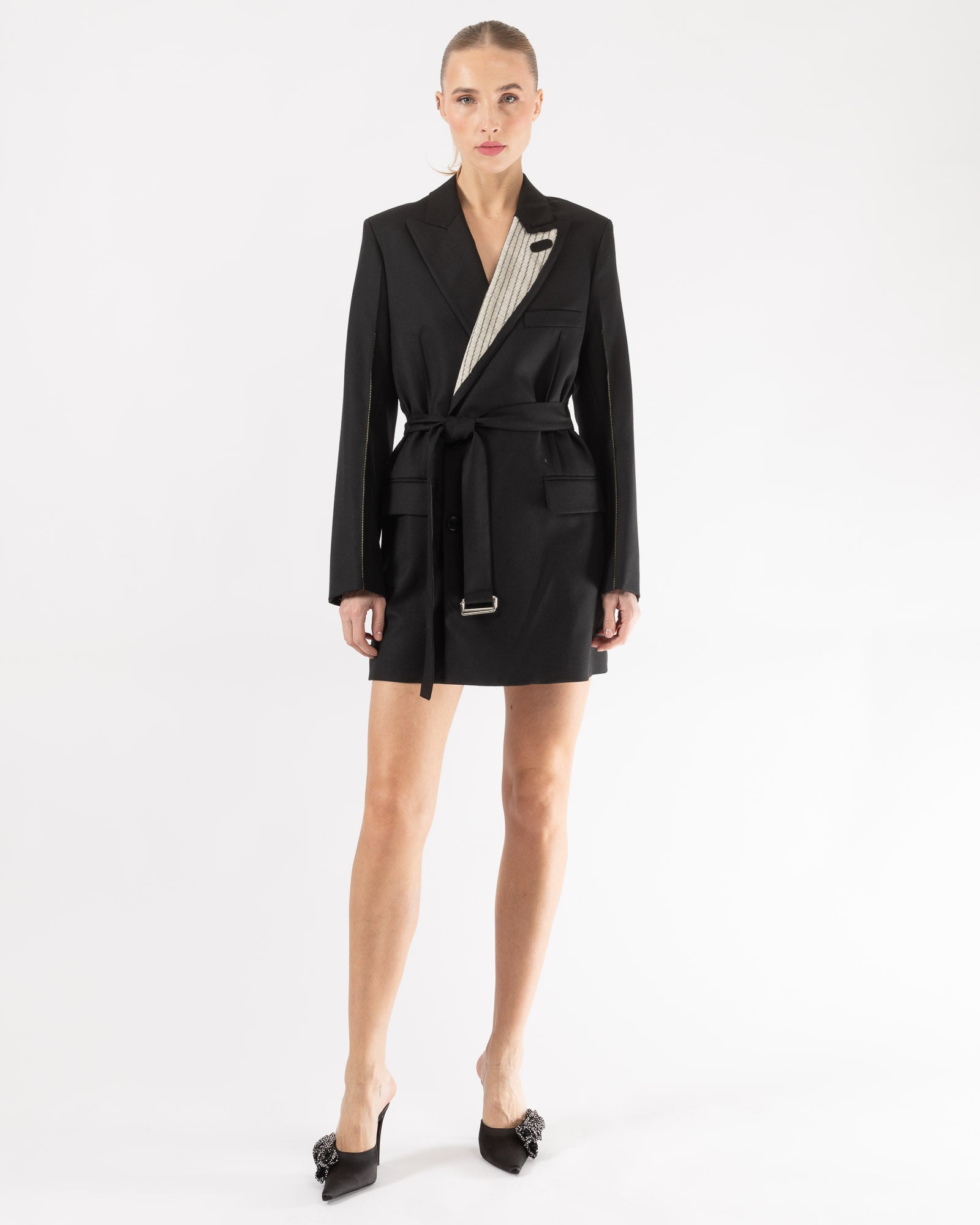 Double Breasted Tailored Dress