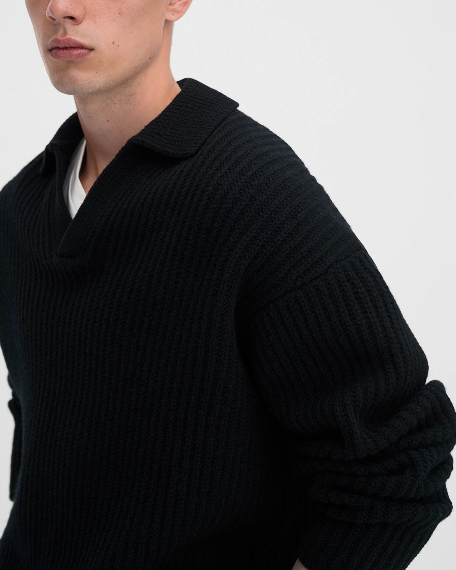 Chunky Rib Polo