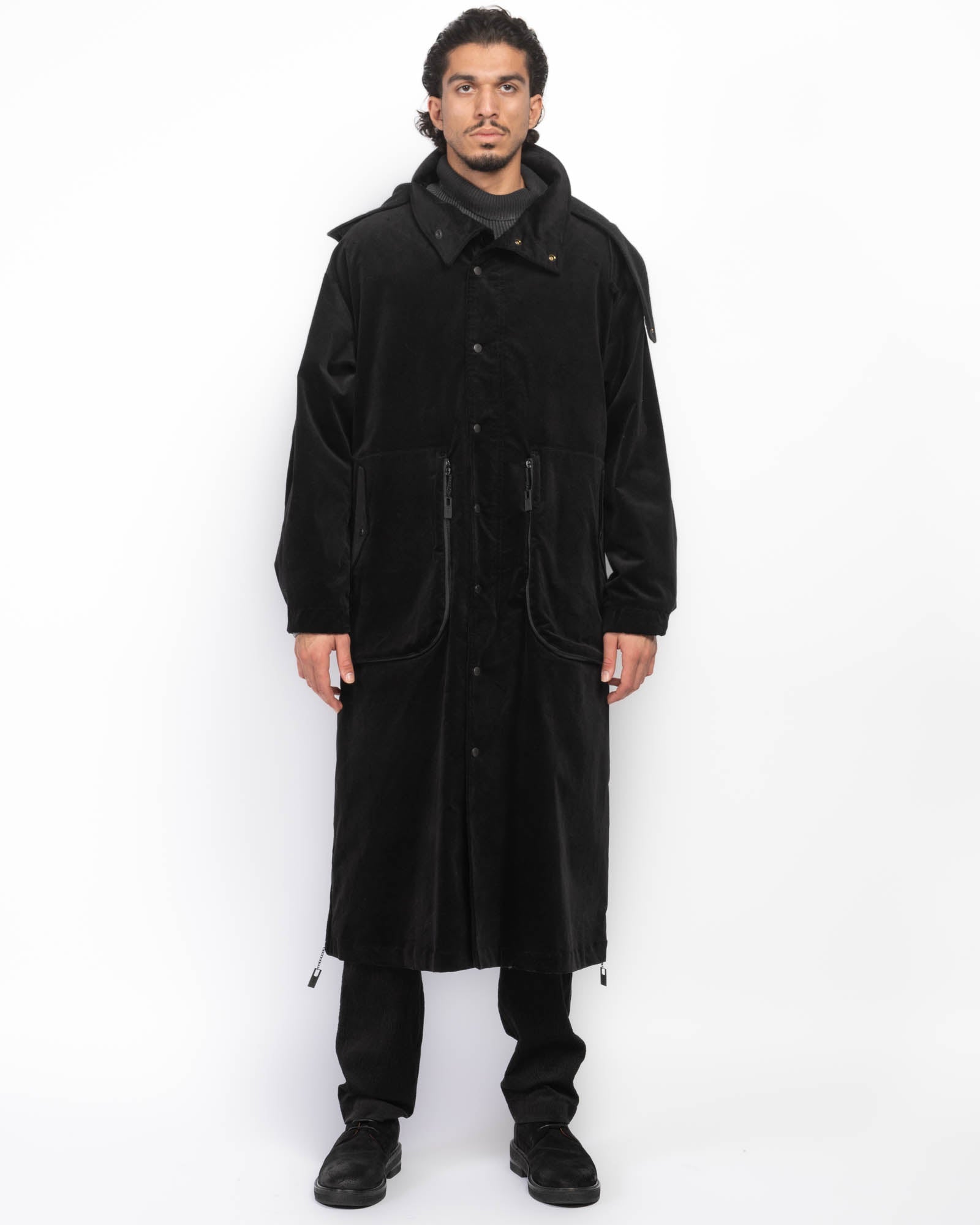 【限定セール59%OFF】Yohji Yamamoto LONG COAT YOHJI YAMAMOTO Hooded Large Coat