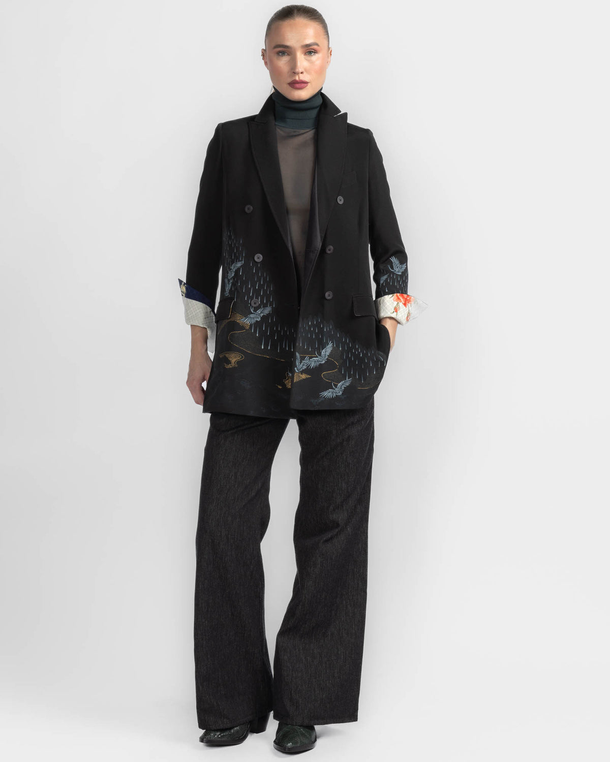 Overdye Kimono Jacket