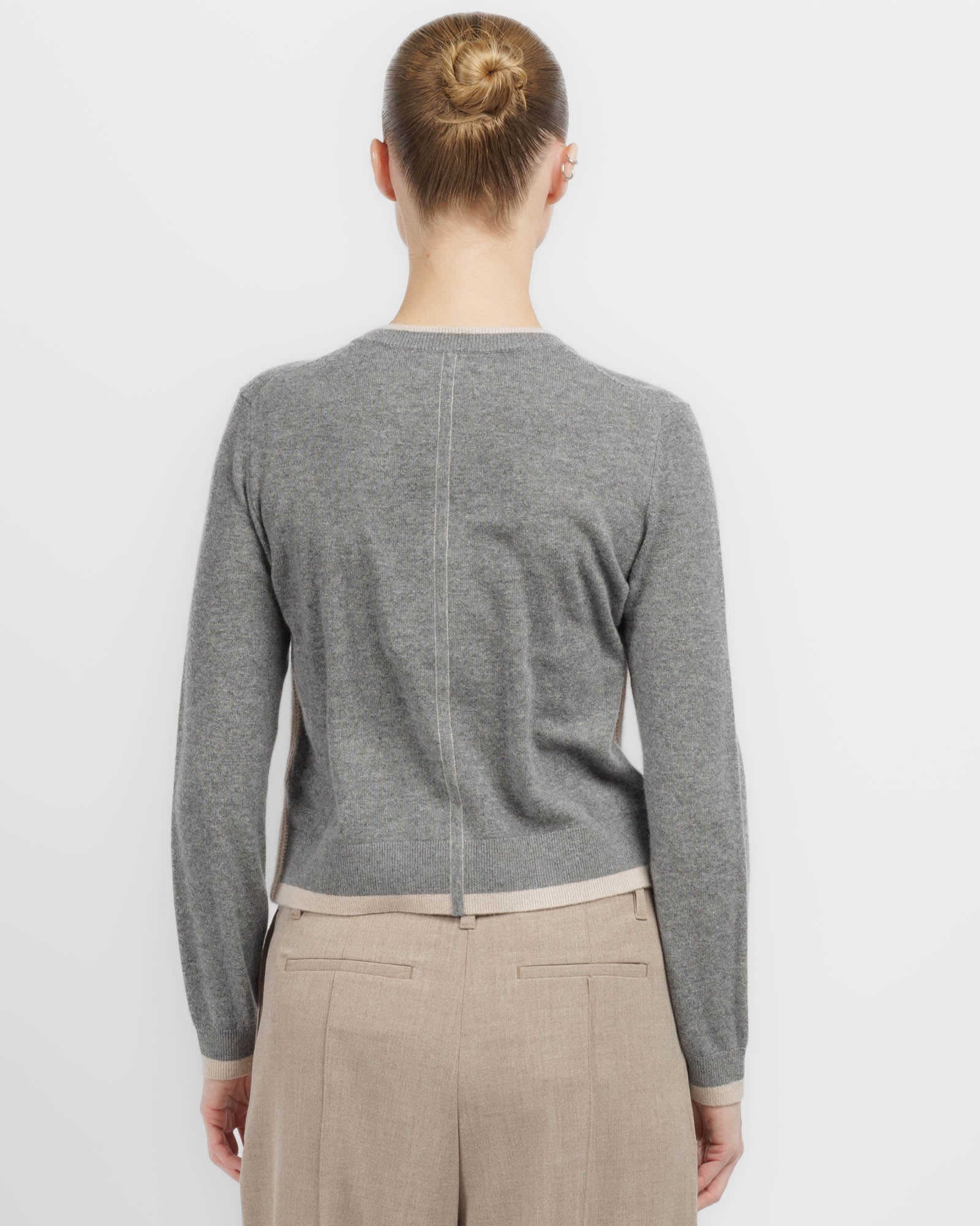 Mock Layered Cardigan