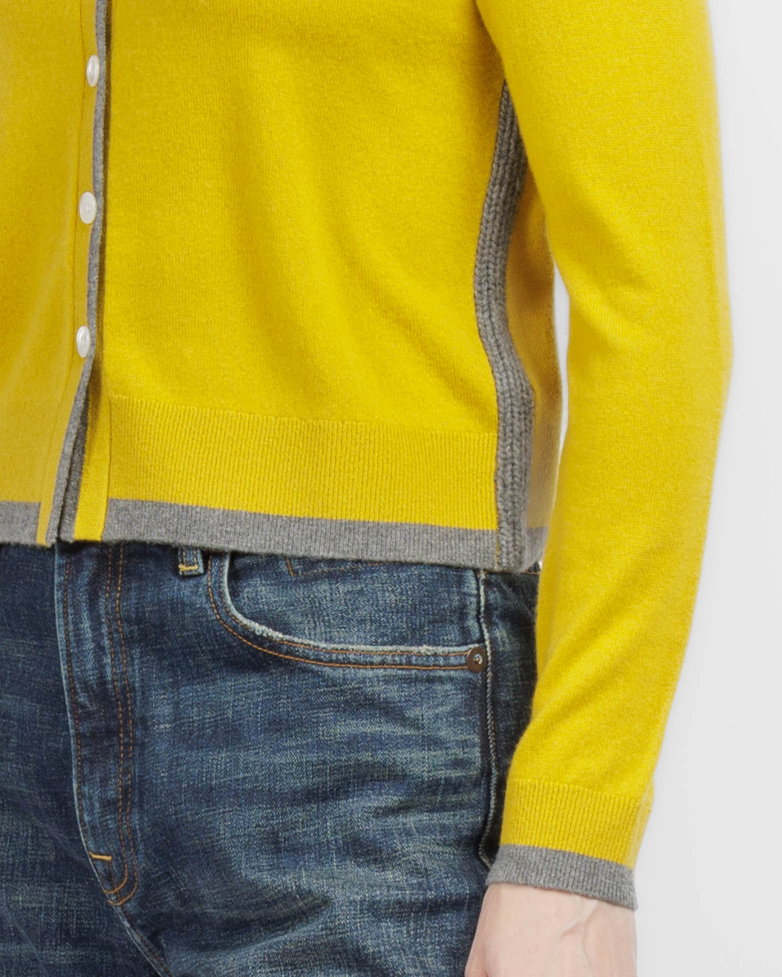 Mock Layered Cardigan