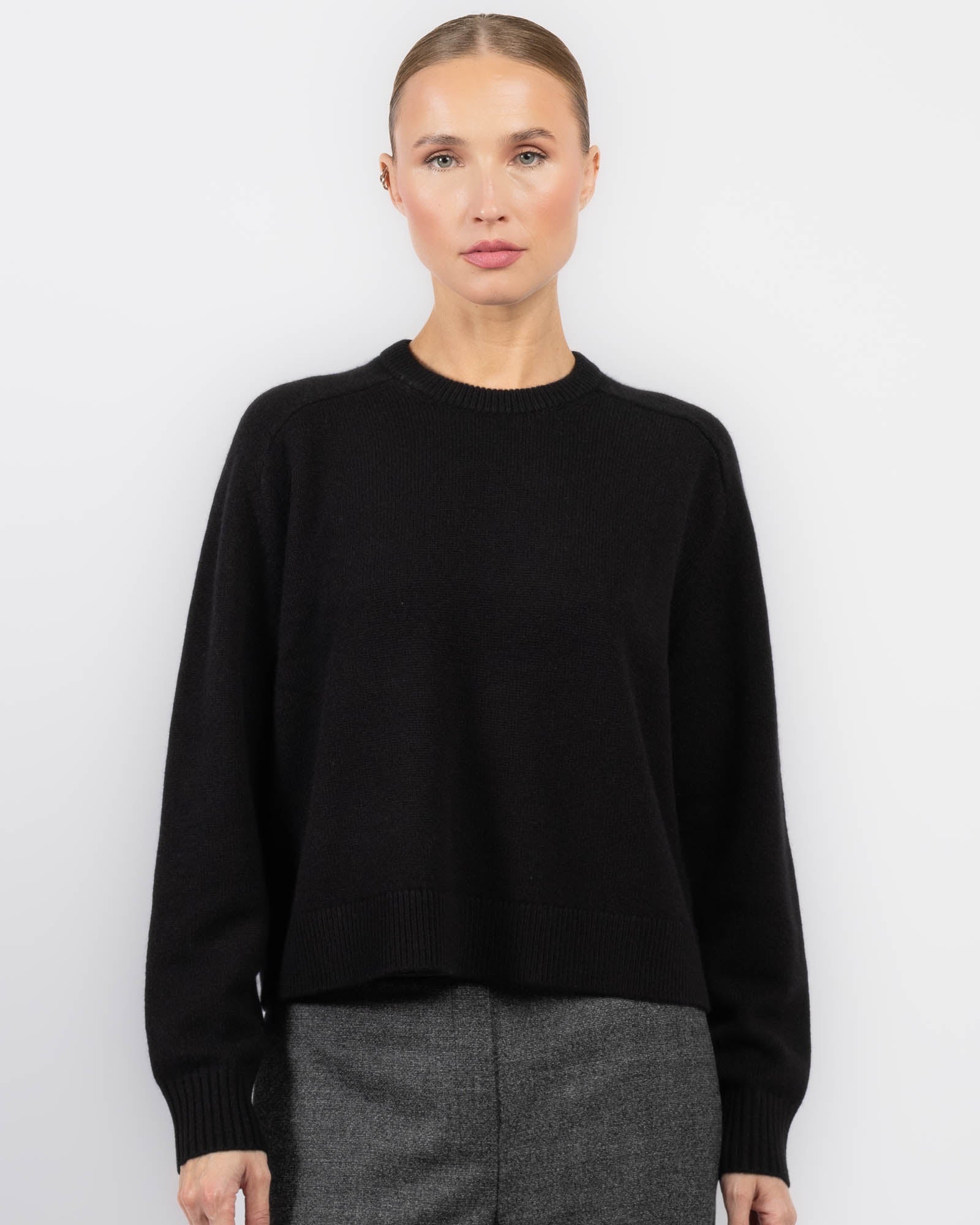 Crop Crewneck Sweater