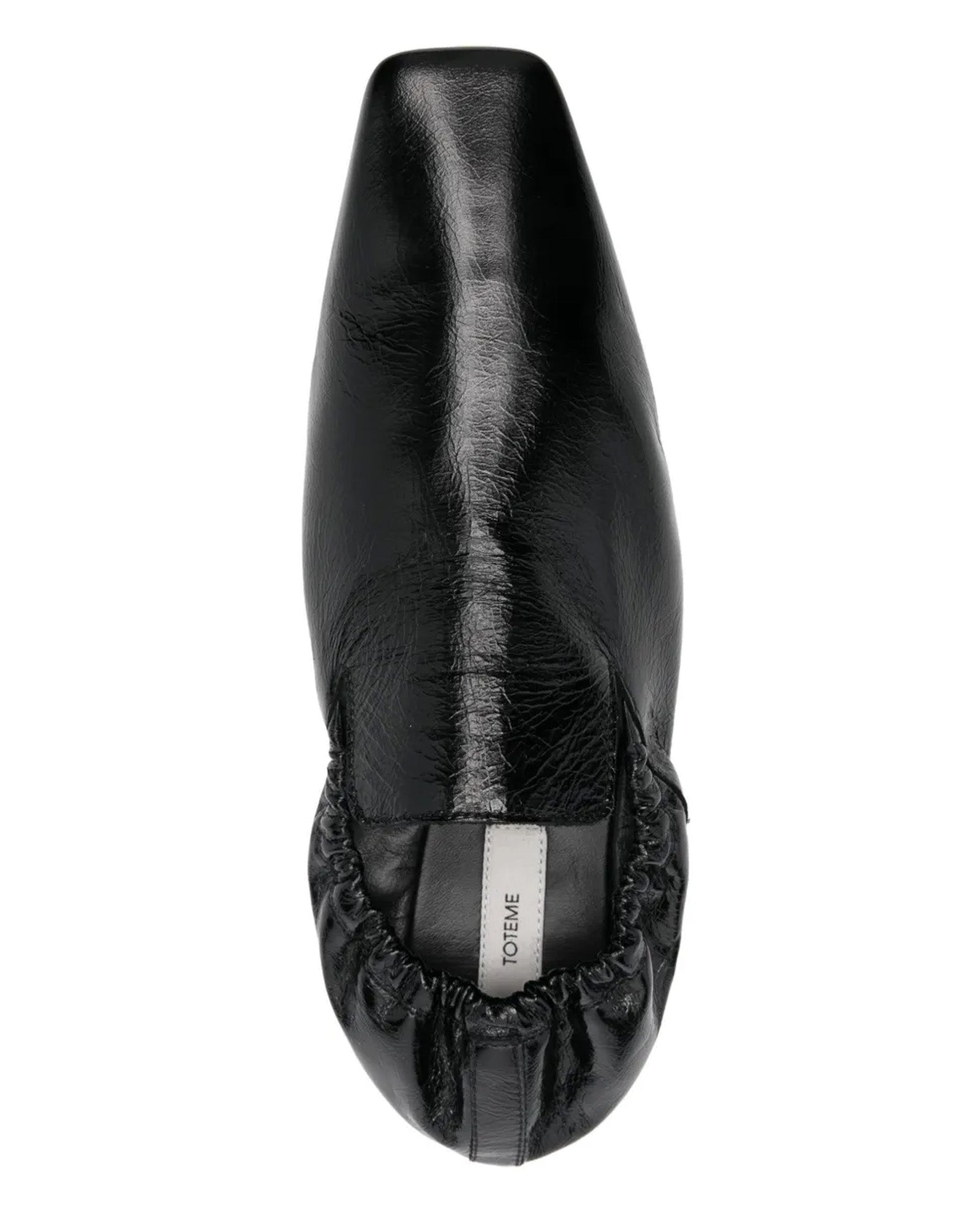 Elastic Leather Loafers