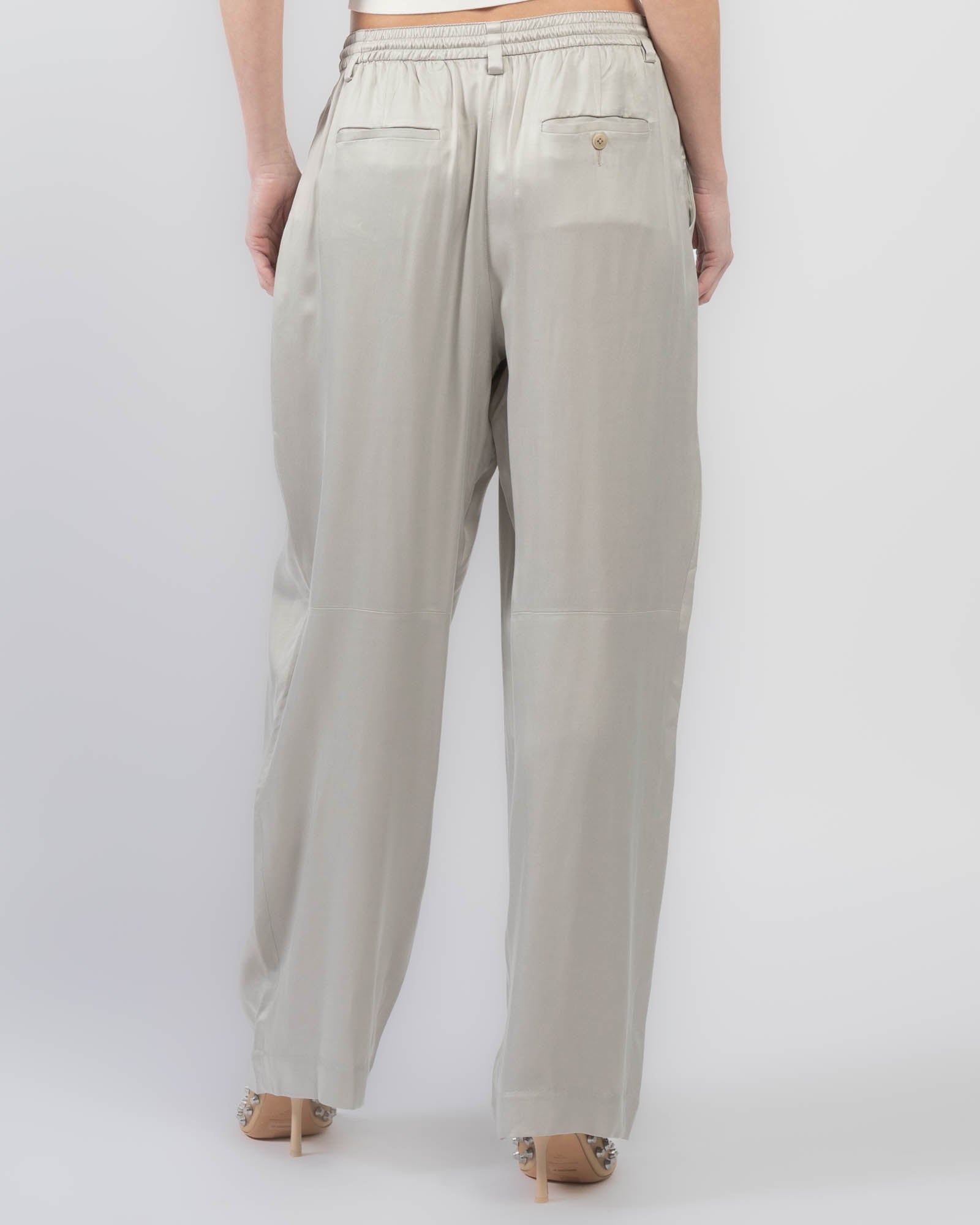 Turn Down Elastic Pants