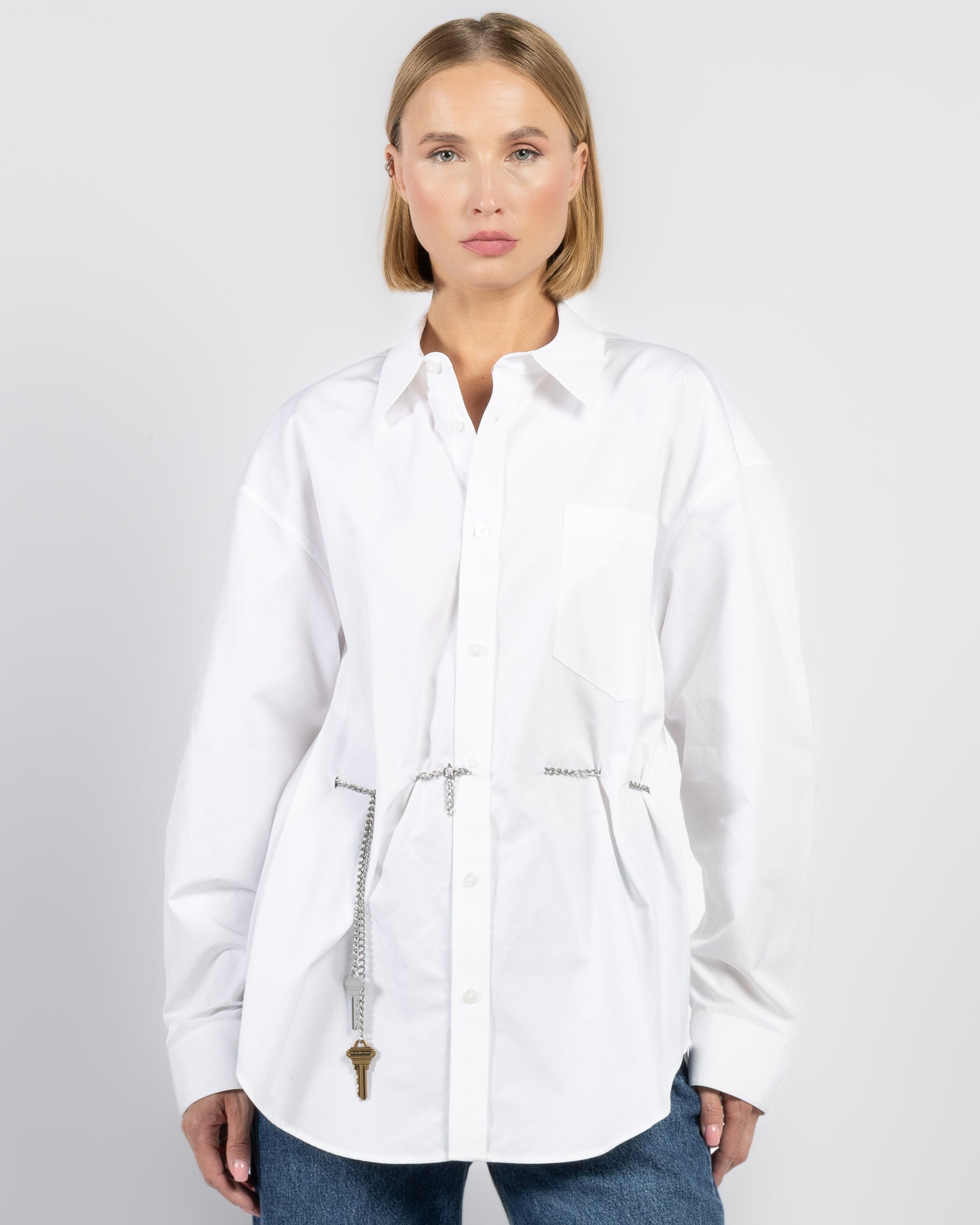 Shirt With Waist Chain