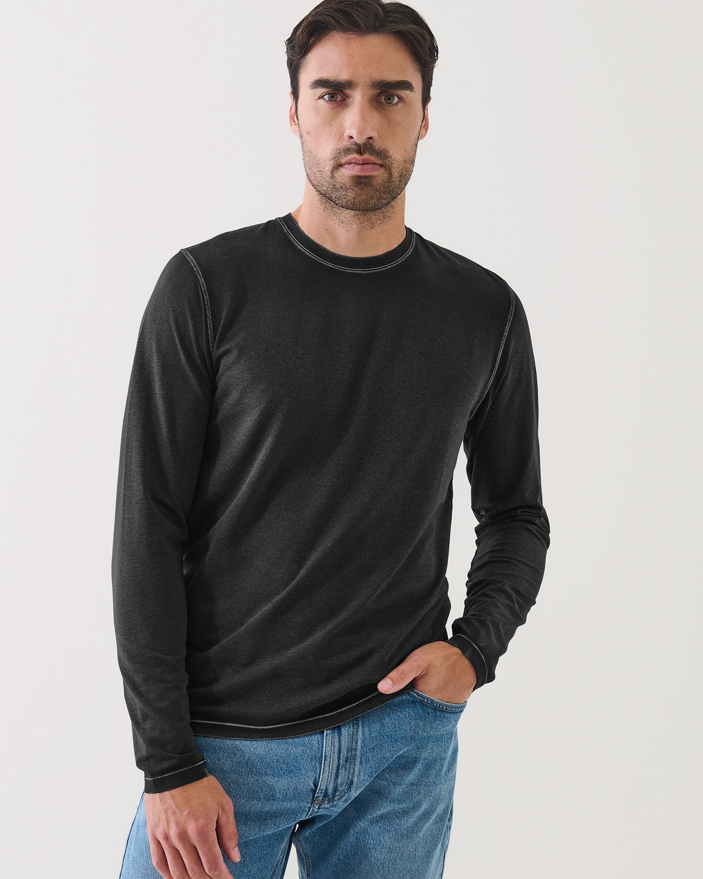 Long Vintage Crew Sweater