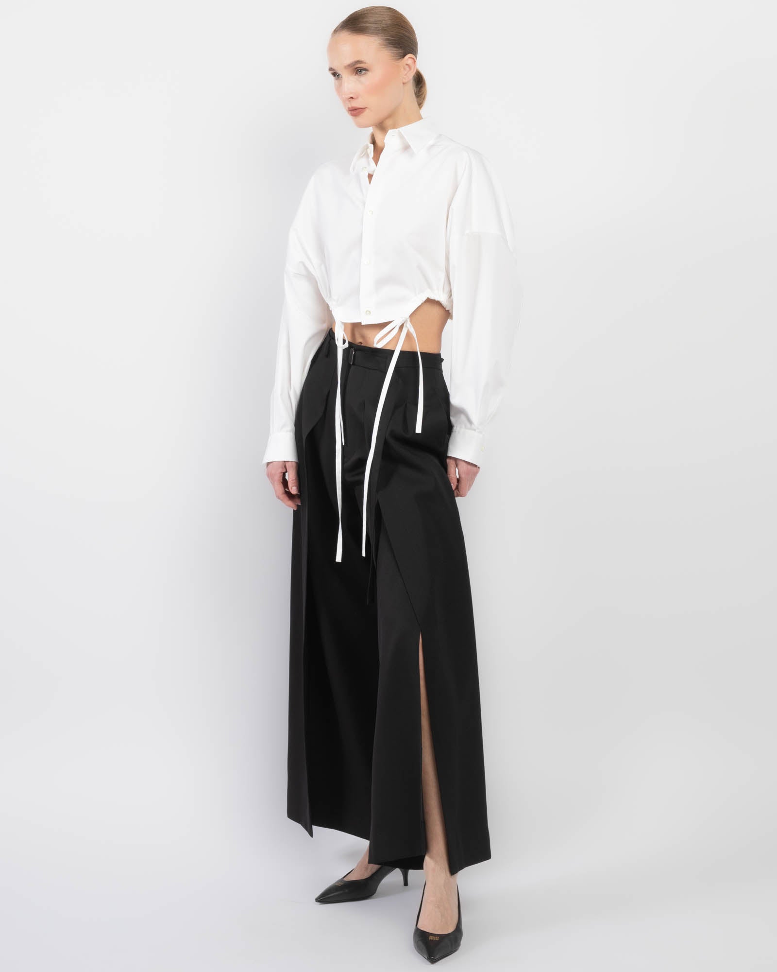 Slit Wide Pants