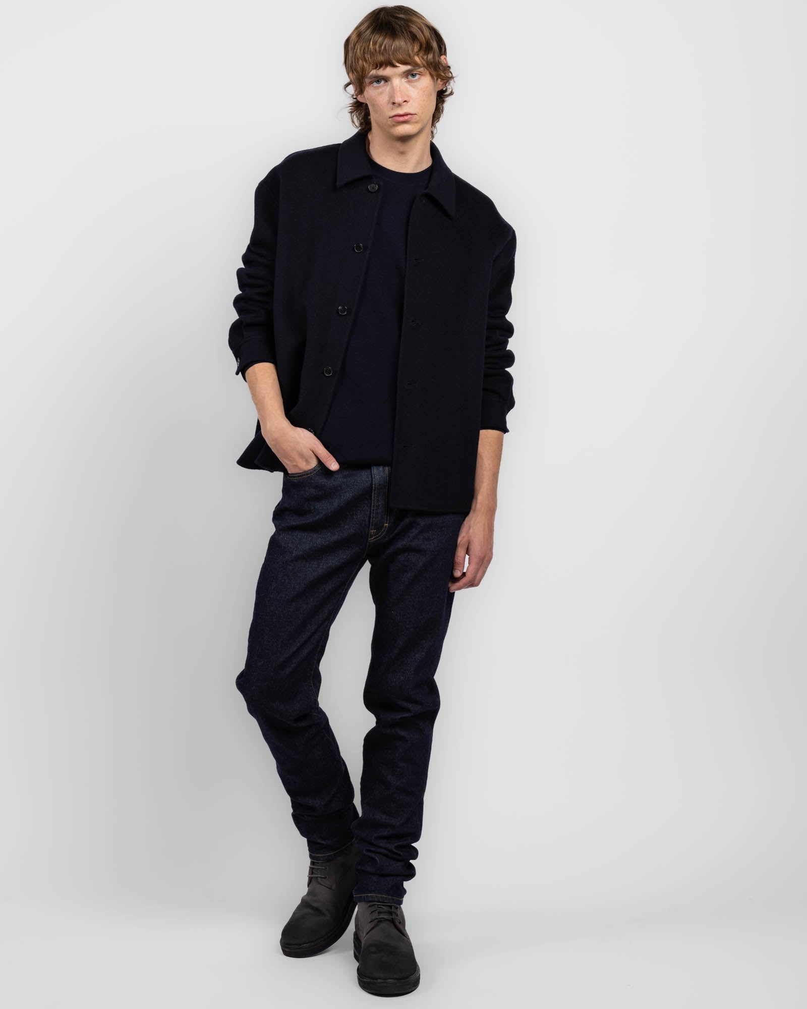 Double Face Wool Shirt Jacket