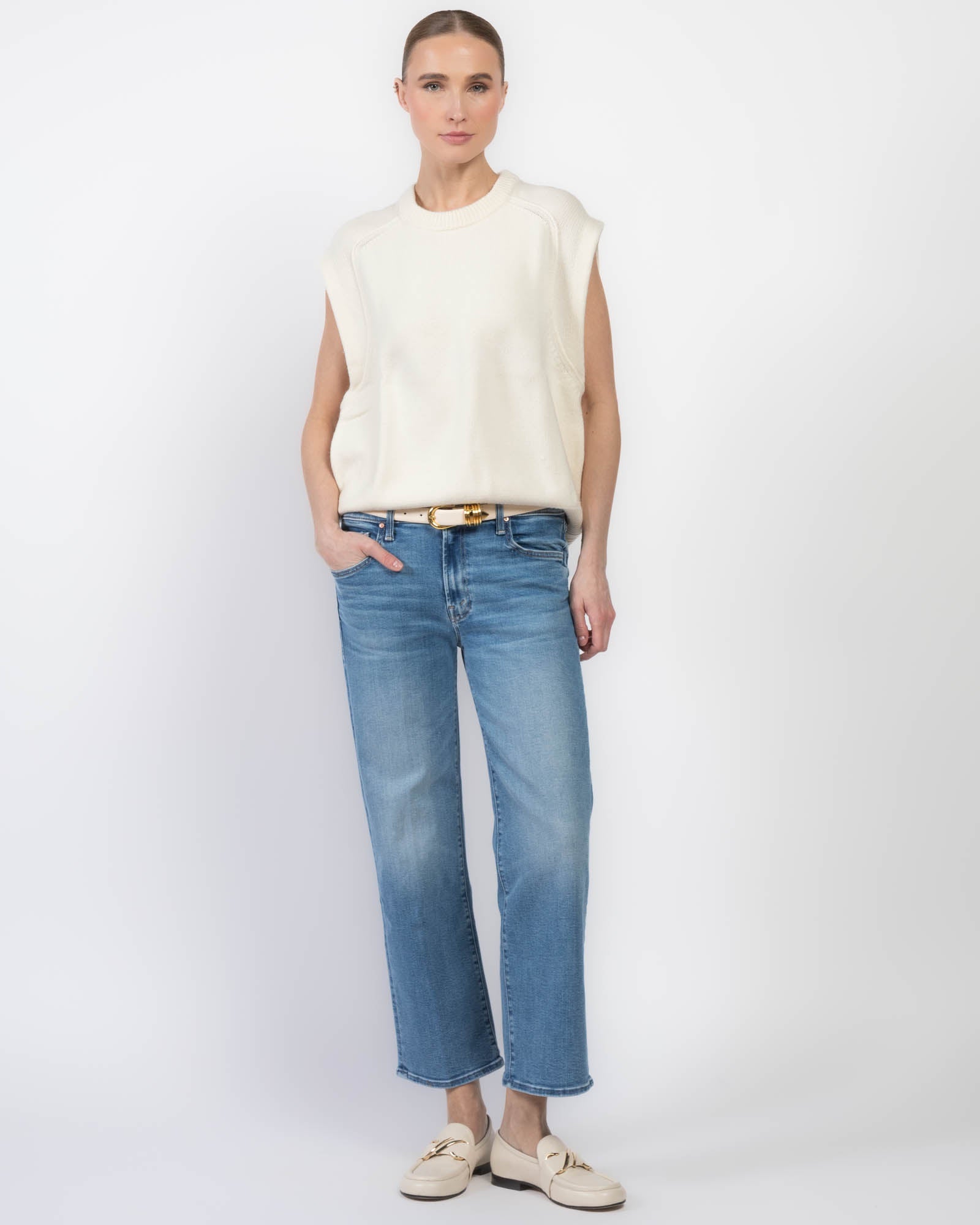 Mr Rambler Zip Ankle Jeans