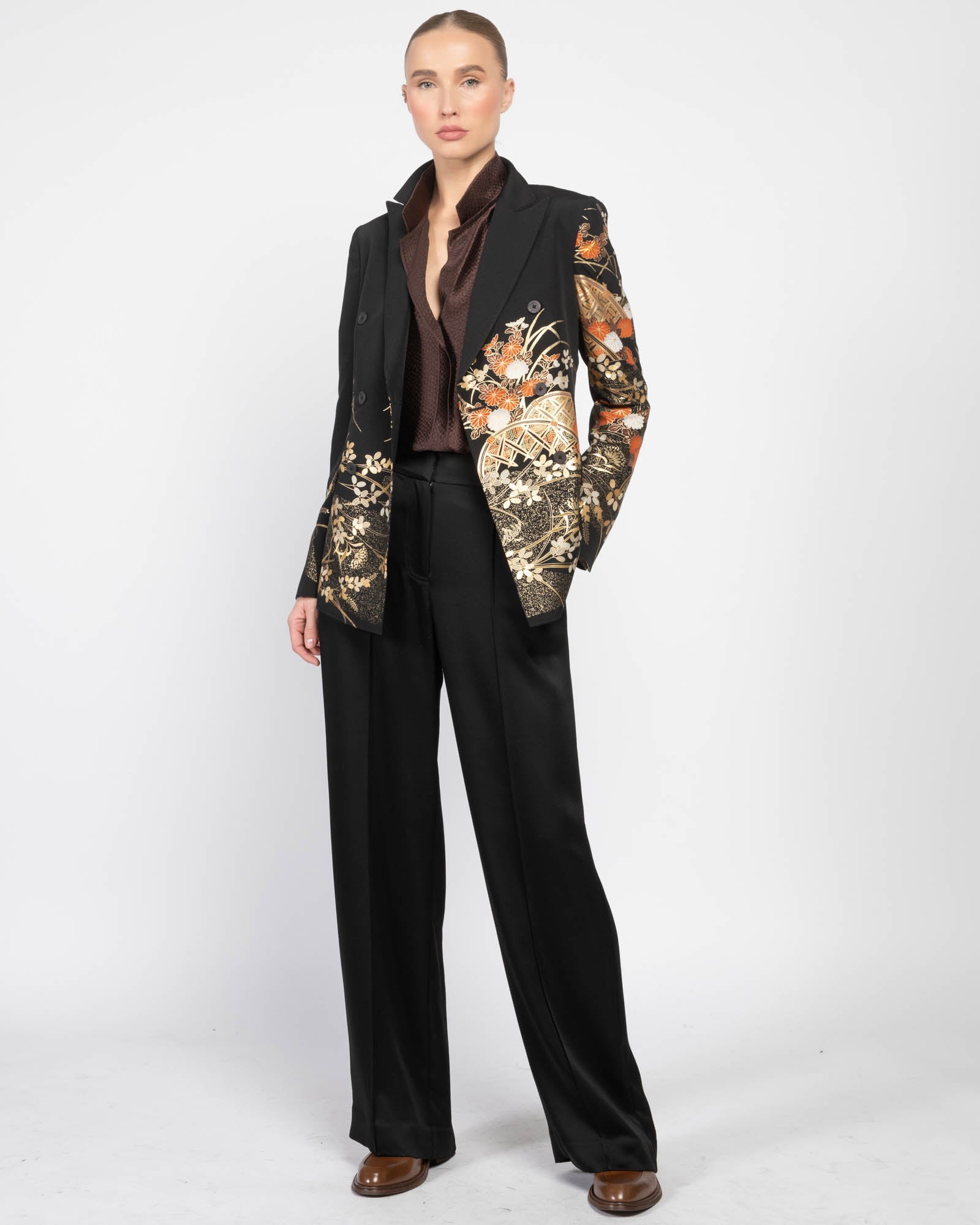 Kimono Embroidered Blazer